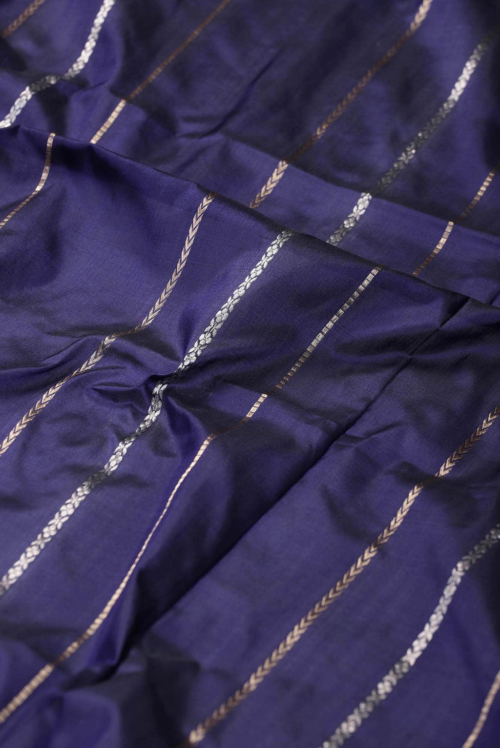 Blue Banarasi Katan Silk Saree