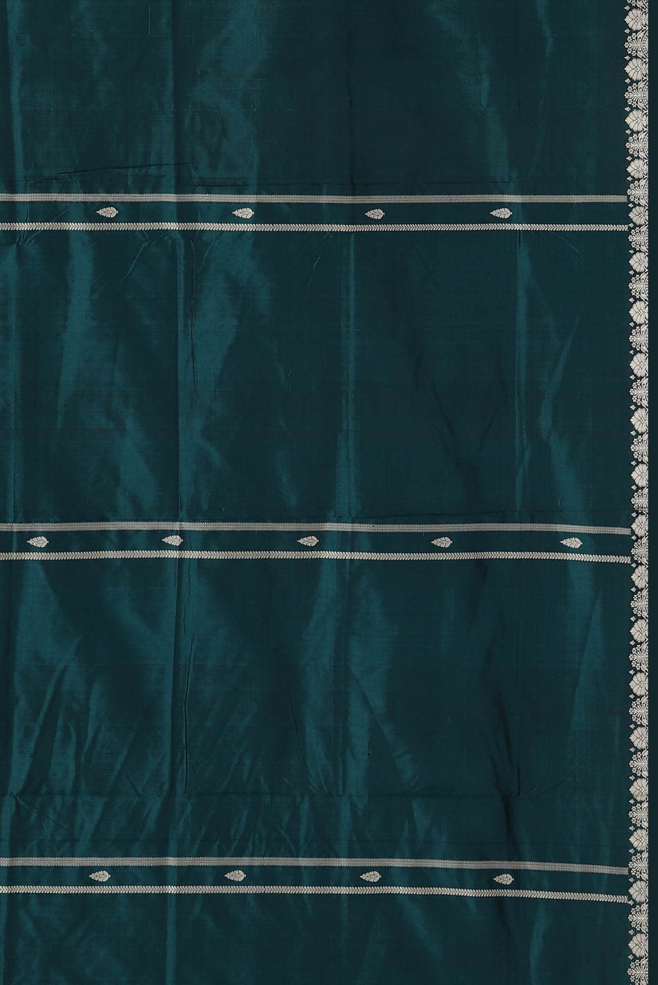 Green Banarasi Katan Silk Saree