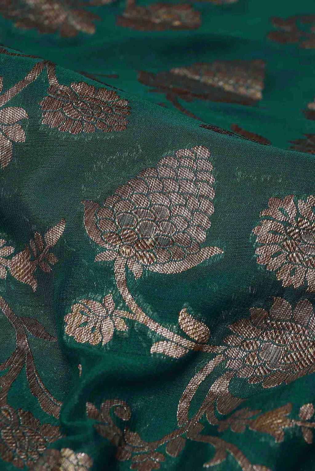 Green Banarasi Georgette Saree