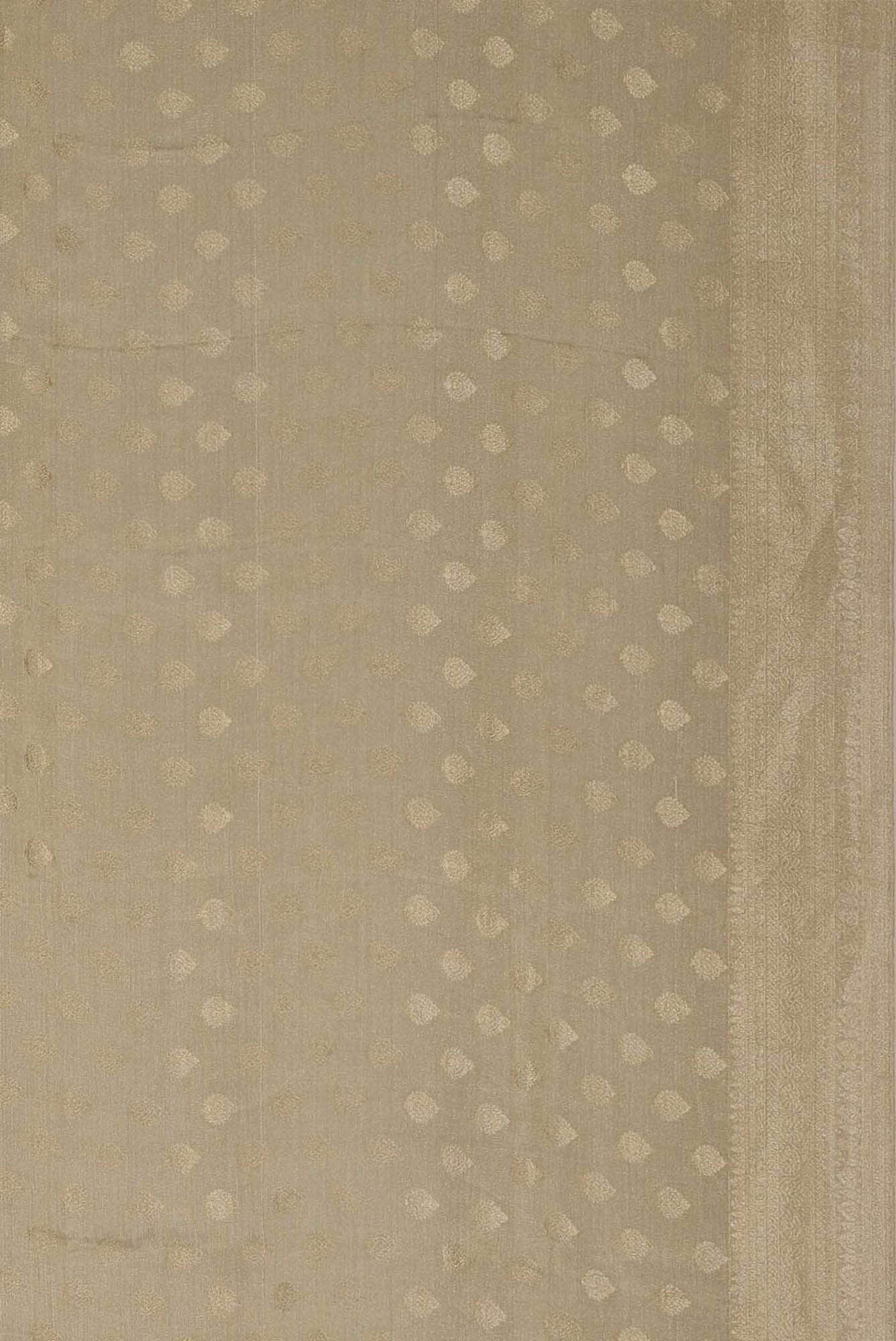 Beige Mysore Georgette Saree