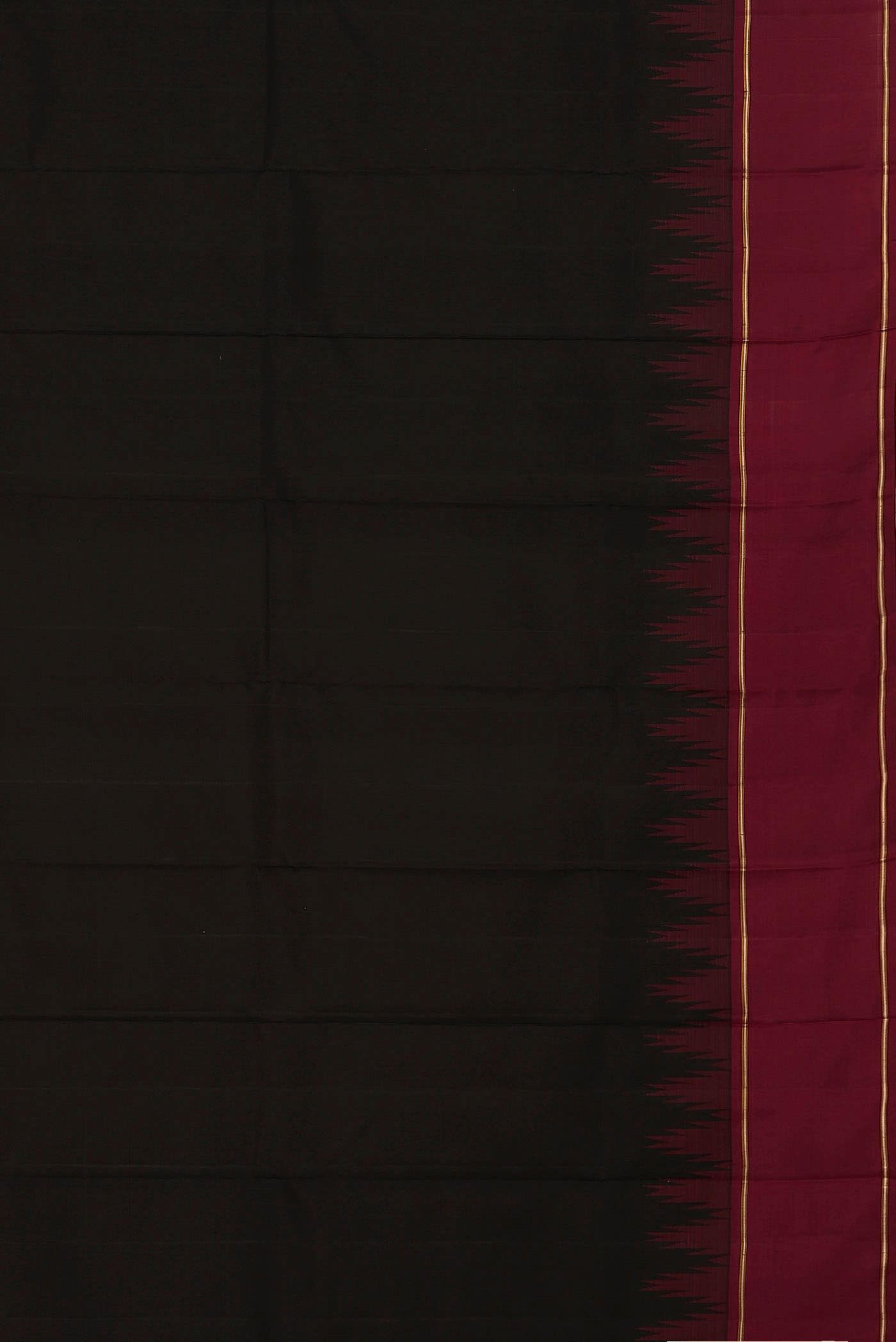 Black Kanchipuram Silk Saree