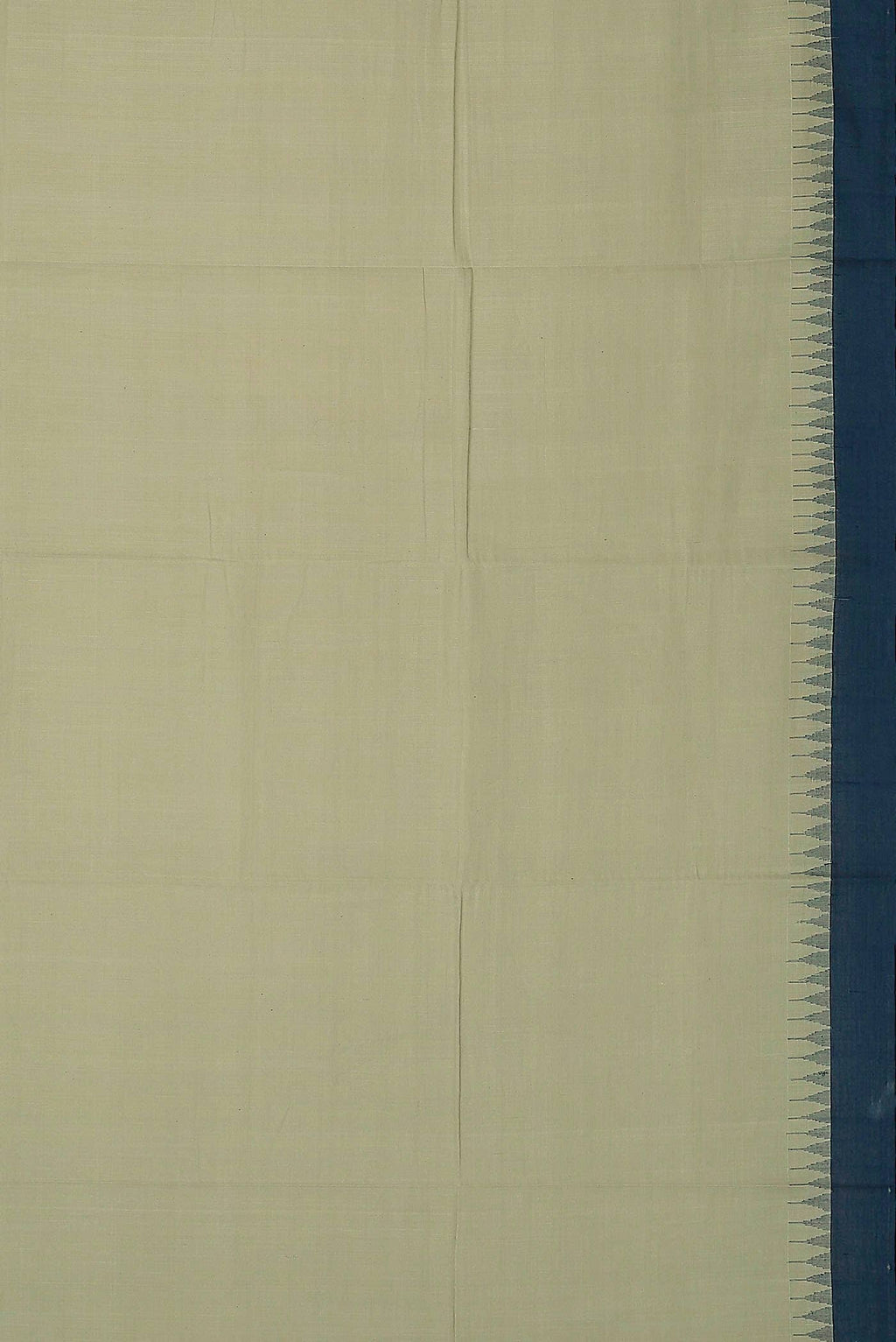 Cream Mangalagiri Cotton Saree