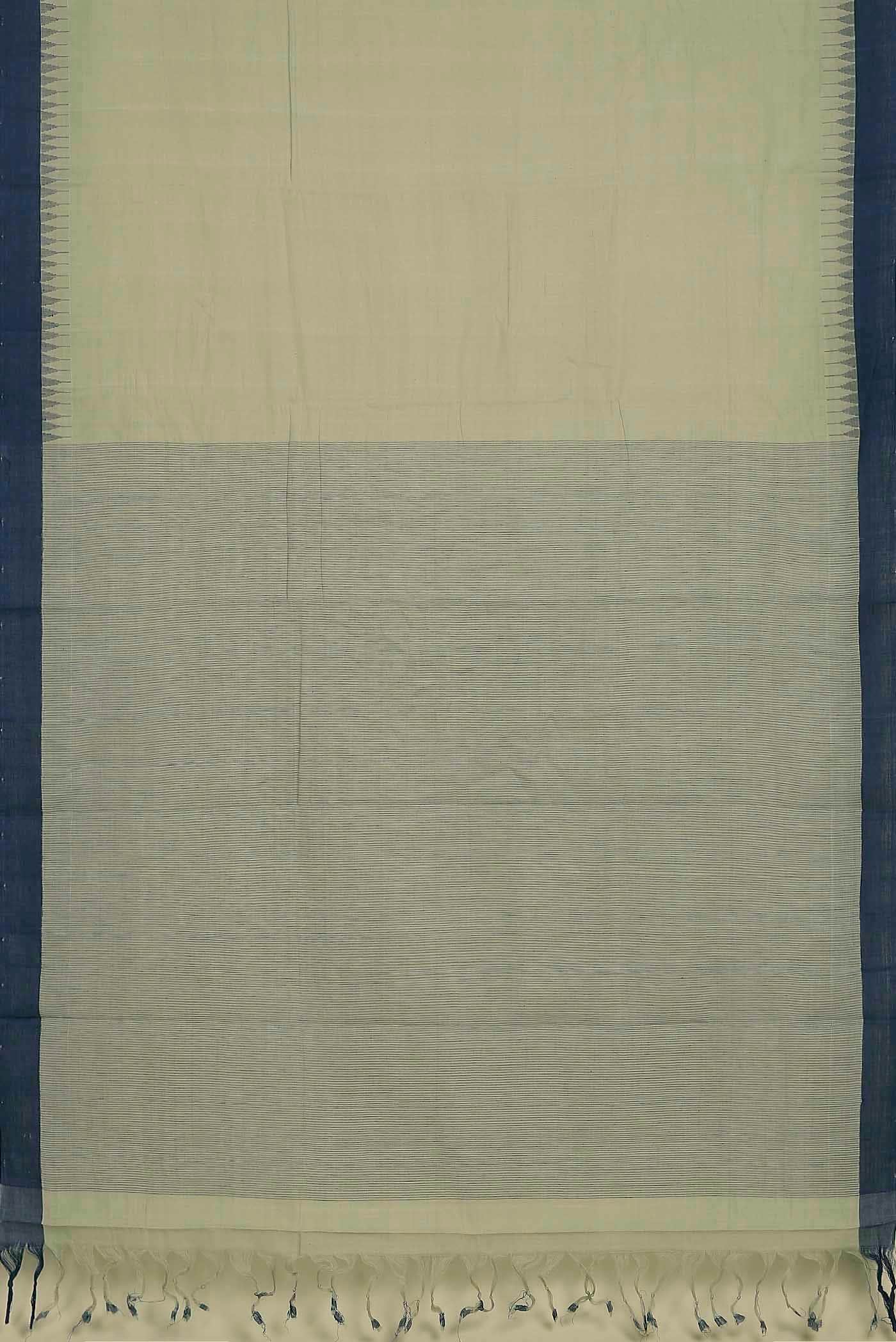 Cream Mangalagiri Cotton Saree