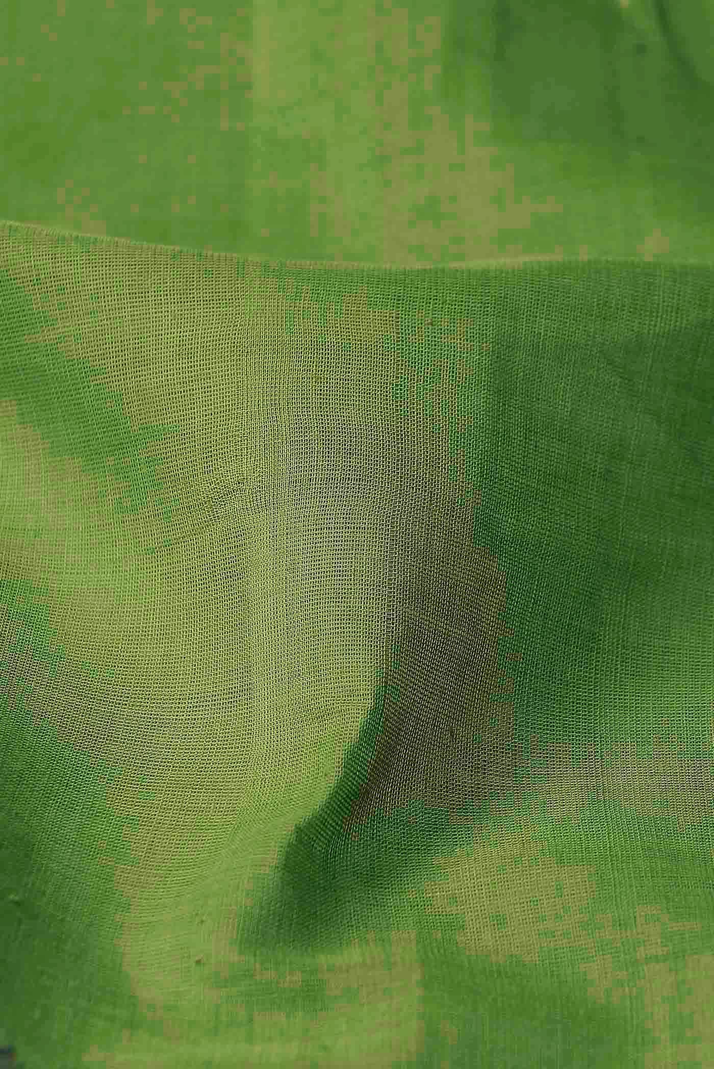 Green Mangalagiri Cotton Saree