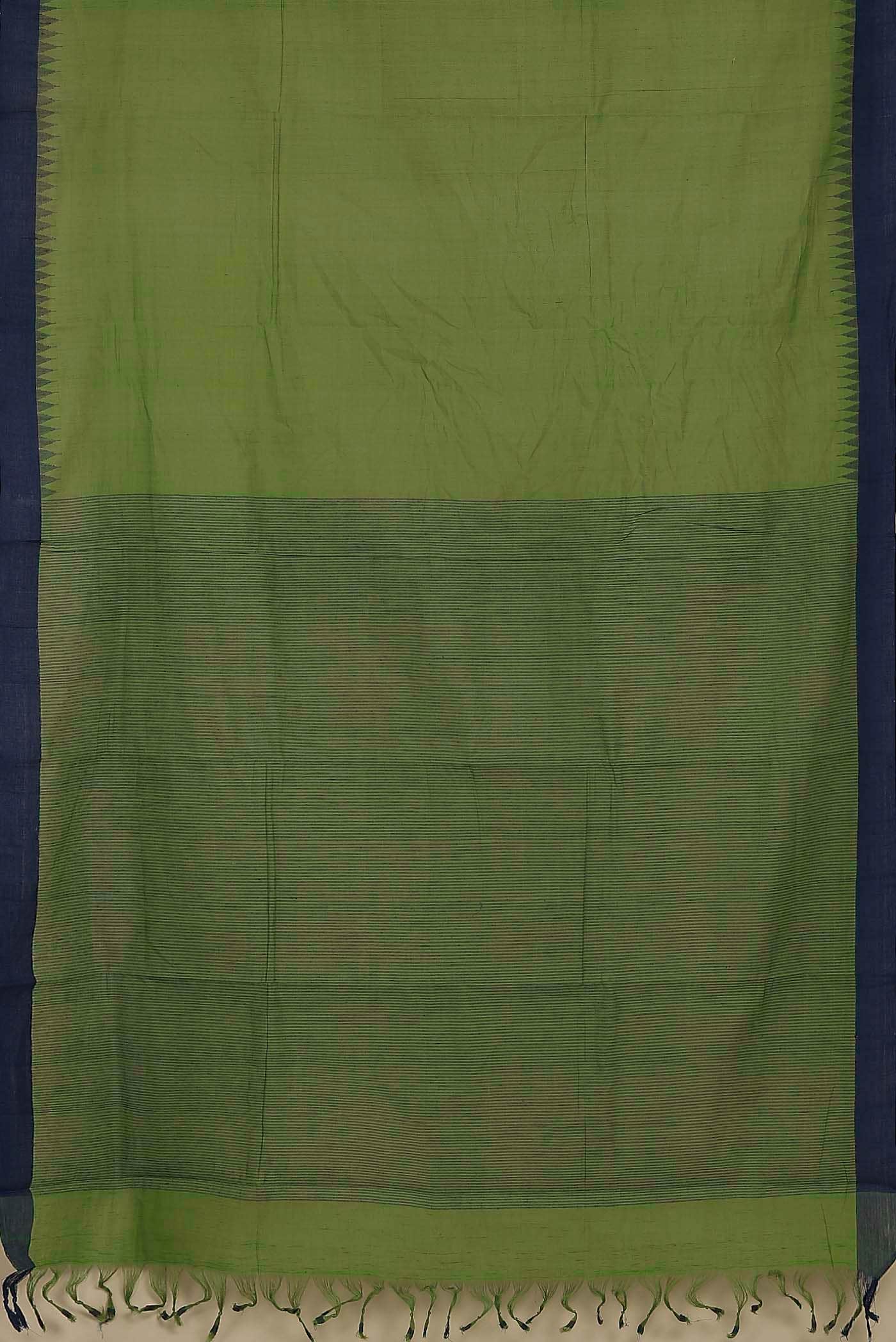 Green Mangalagiri Cotton Saree