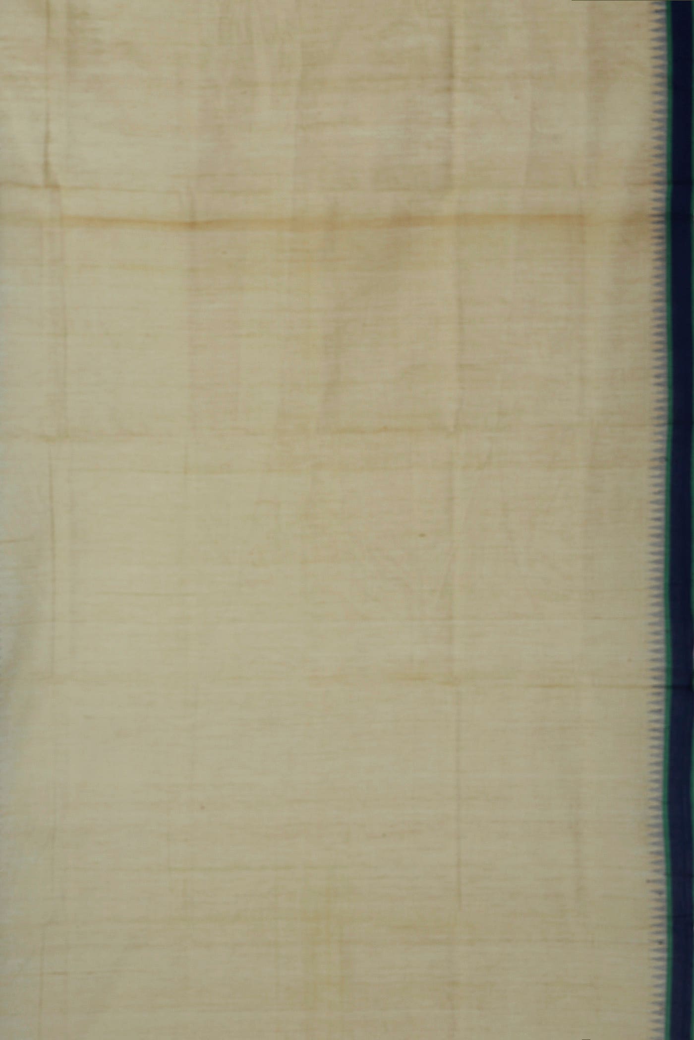 Cream Mangalagiri Cotton Saree