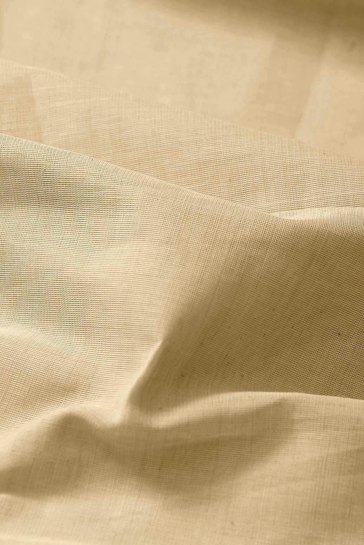 Cream Mangalagiri Cotton Saree
