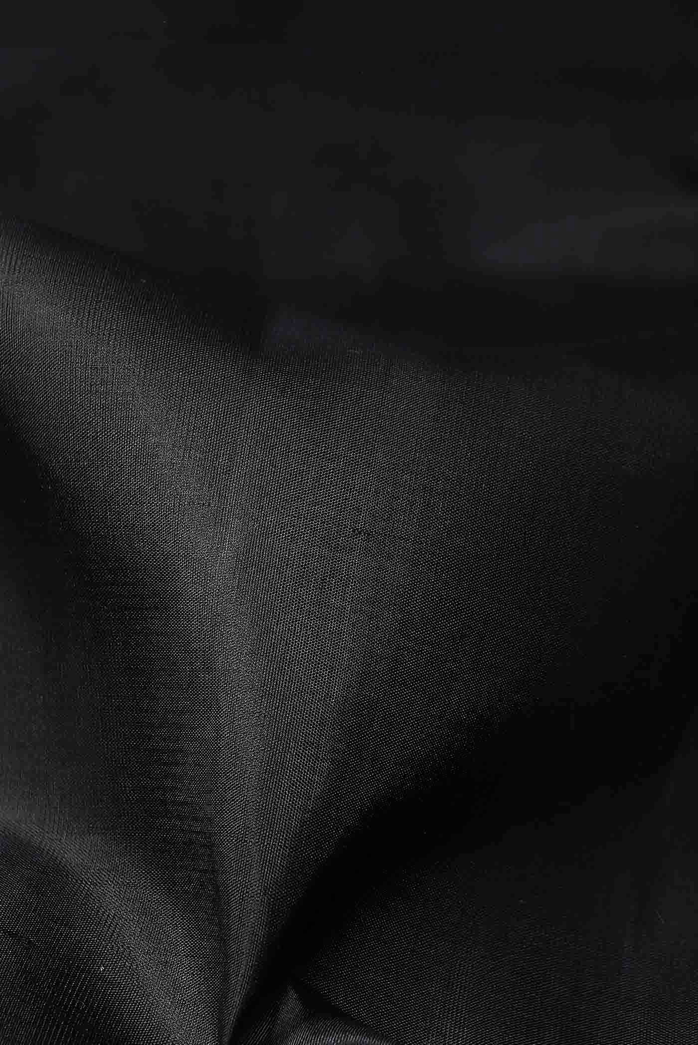 Black Kanchipuram Silk Saree