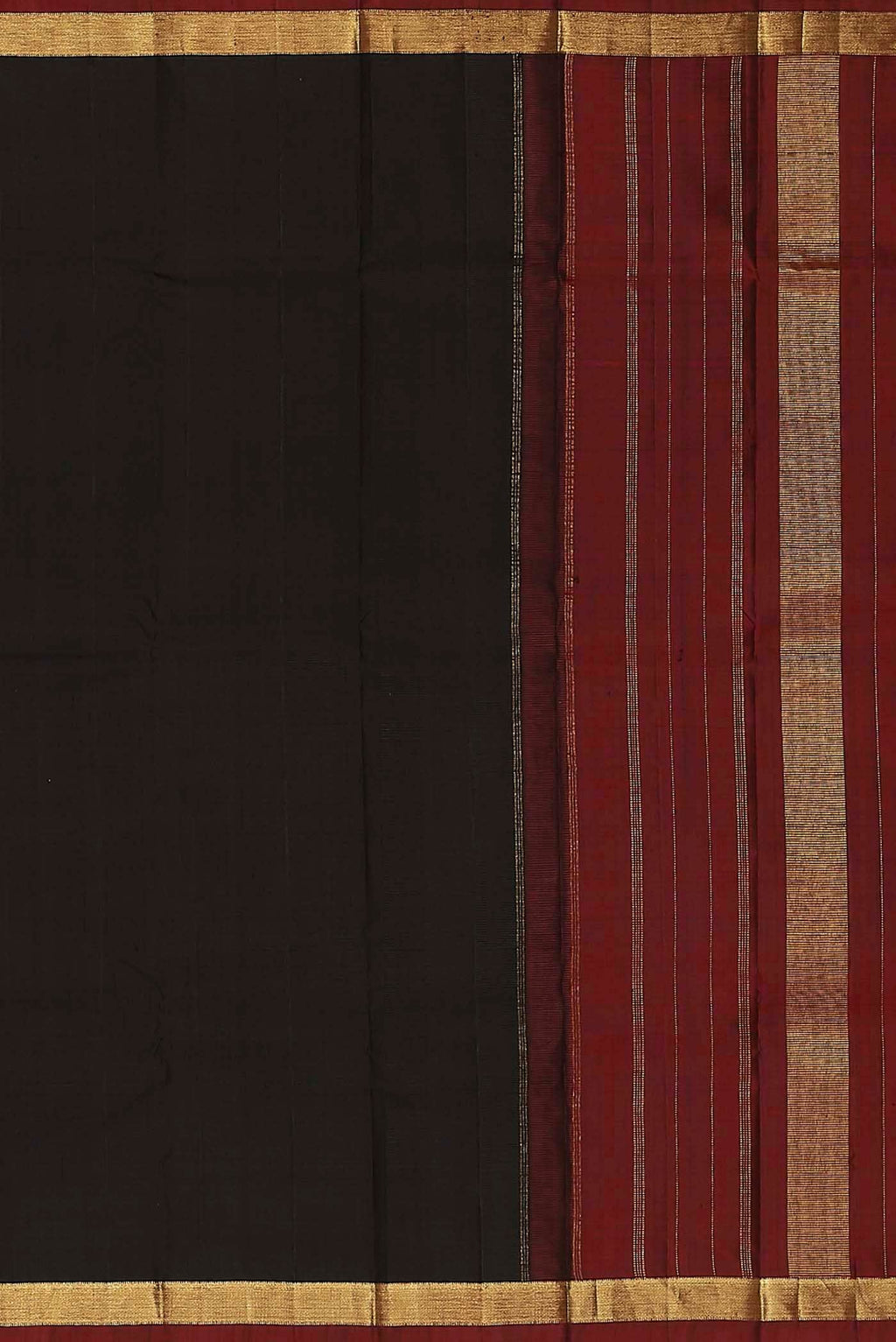 Black Kanchipuram Silk Saree