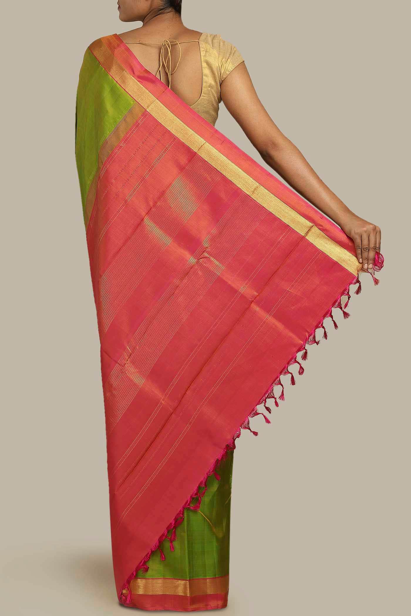 Green Kanchipuram Silk Saree