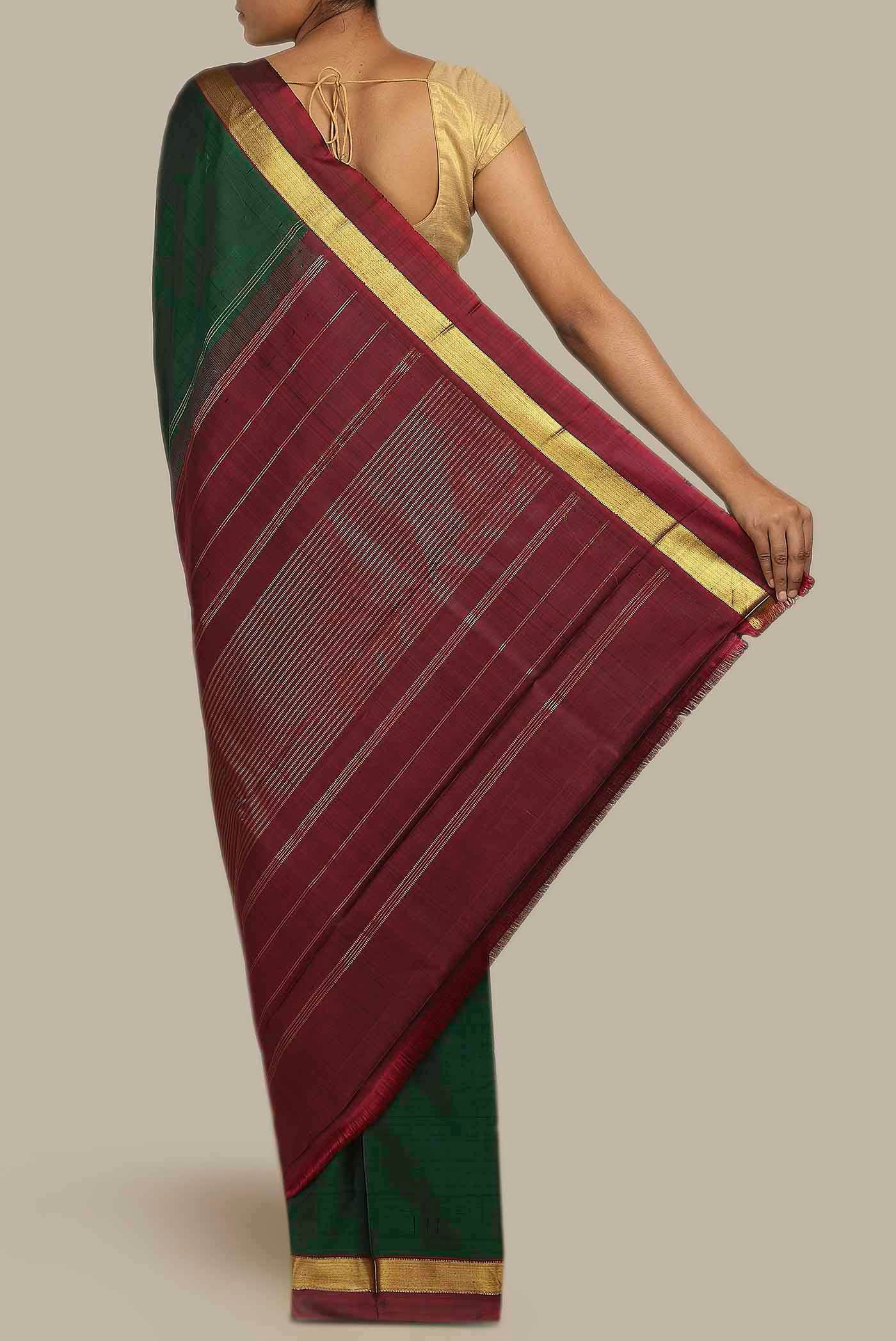 Green Kanchipuram Silk Saree