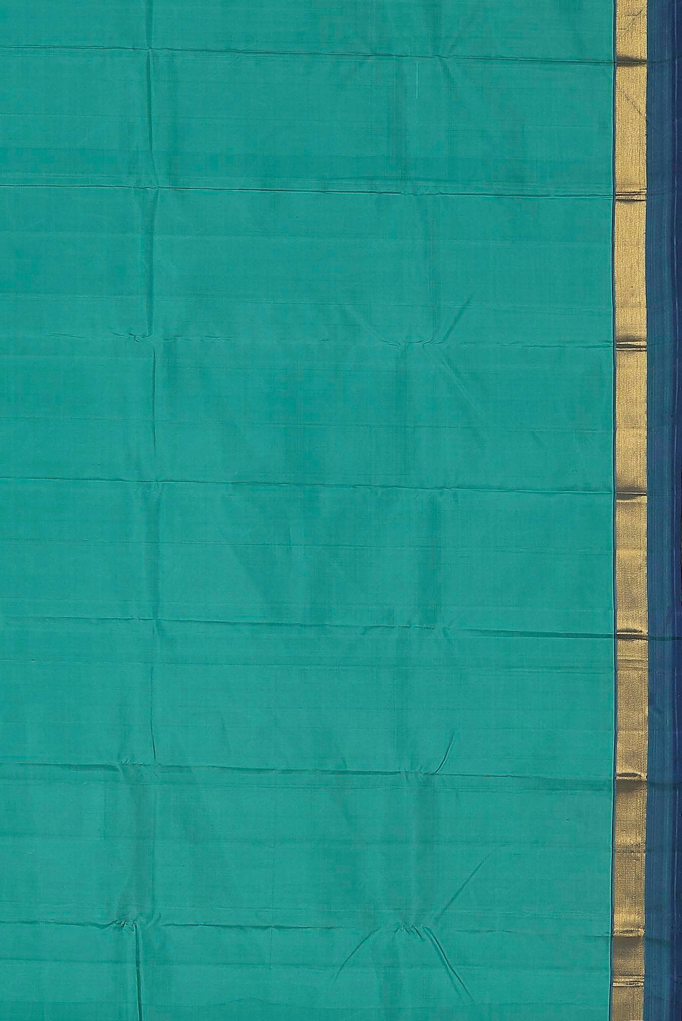 Blue Kanchipuram Silk Saree