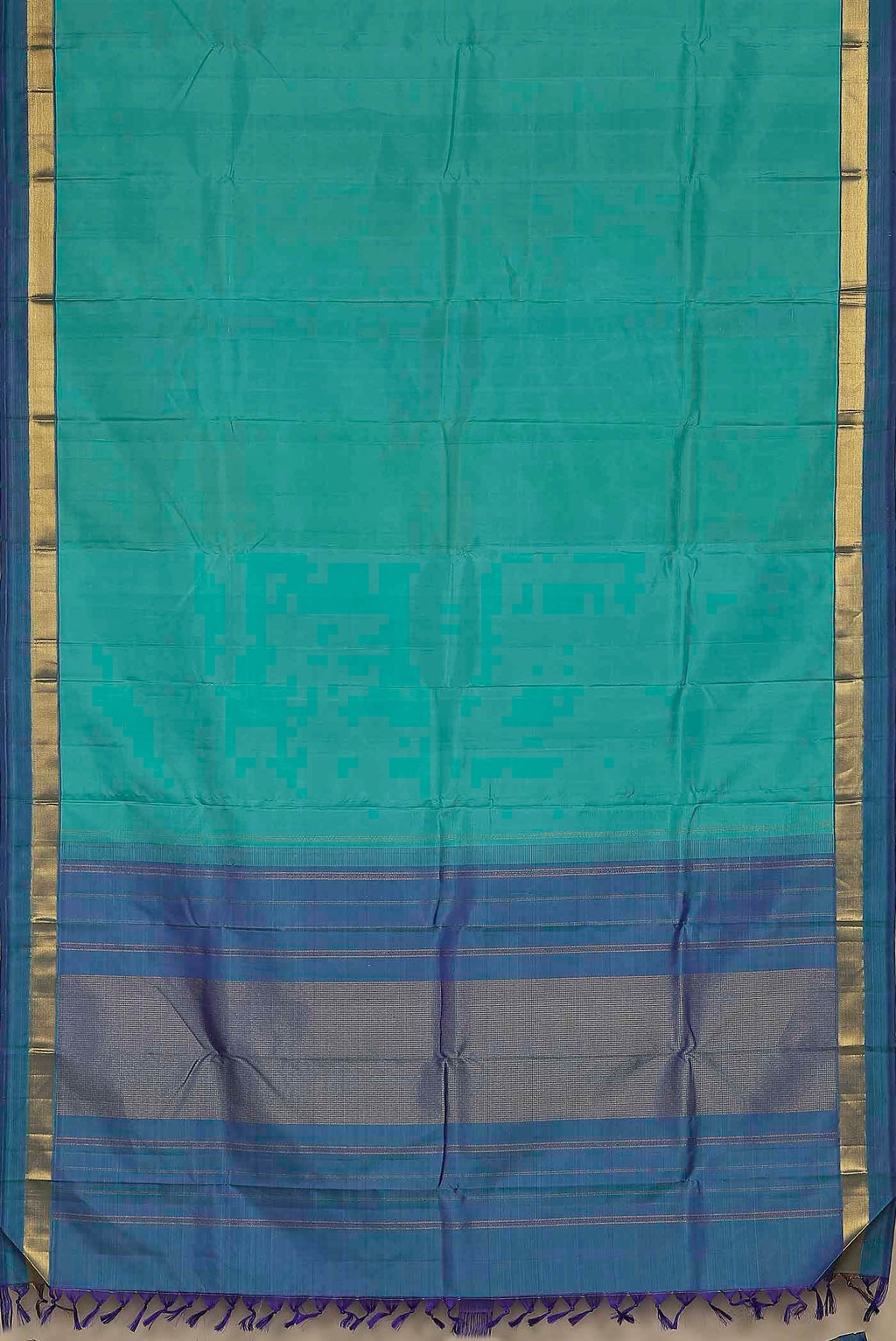 Blue Kanchipuram Silk Saree