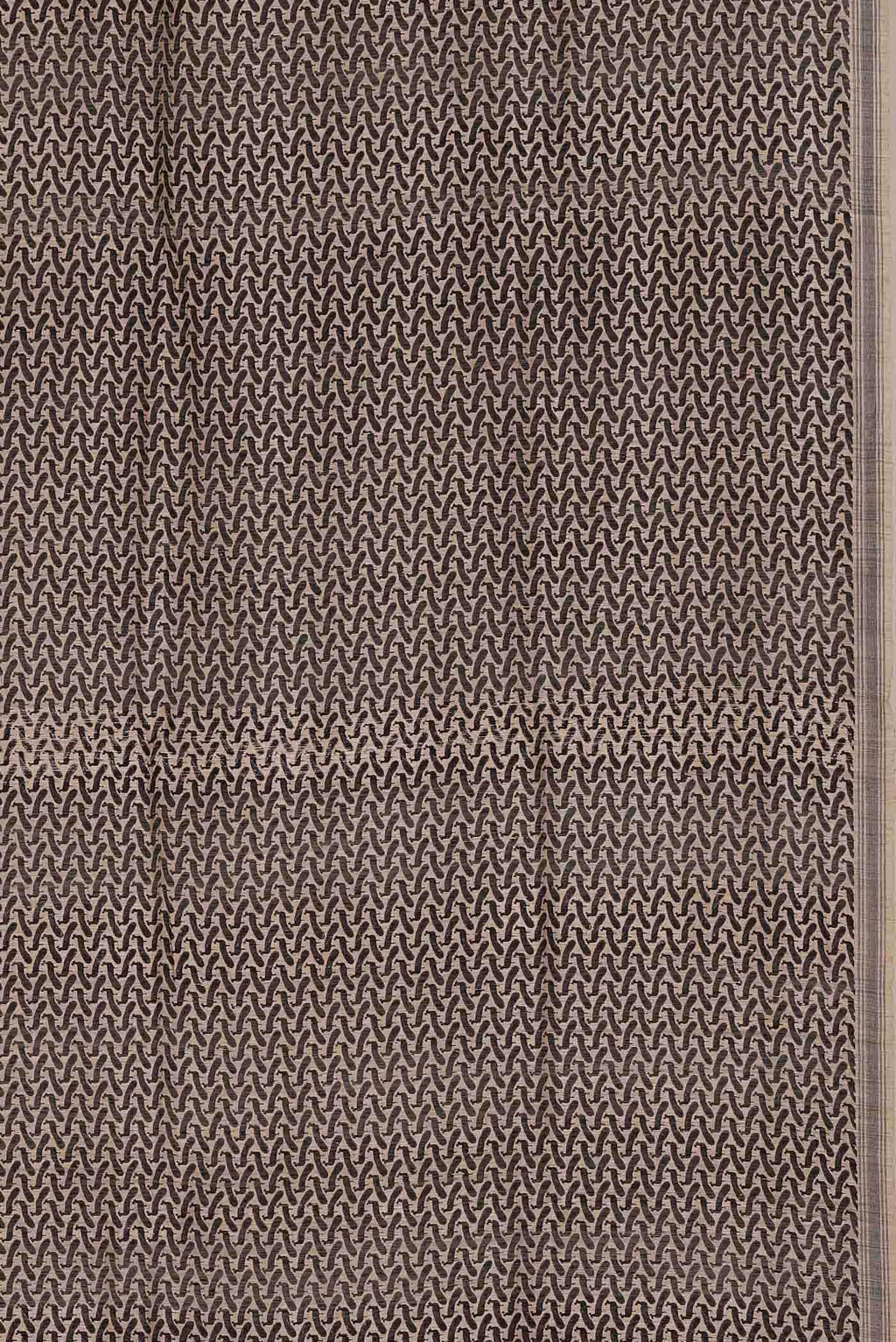 Beige Bhagalpuri Tussar Silk Saree