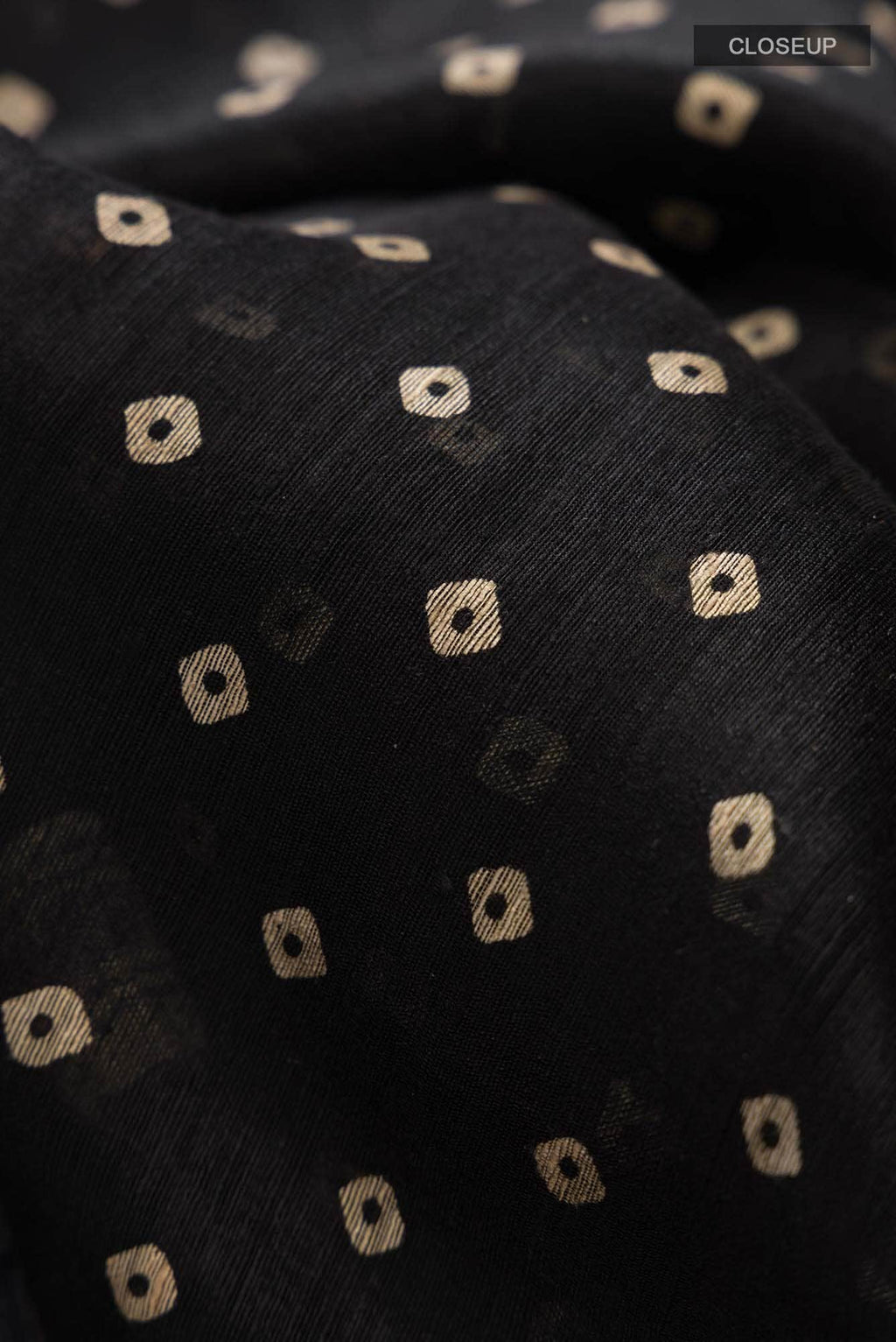 Black Tussar Silk Saree