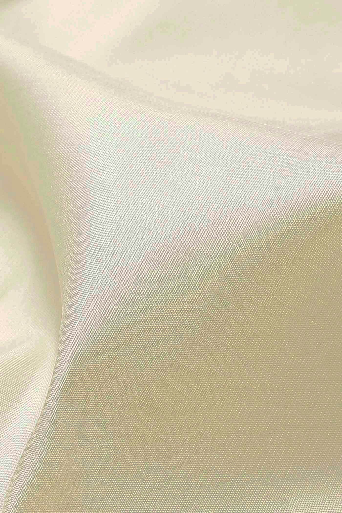 Cream Kanchipuram Silk Saree