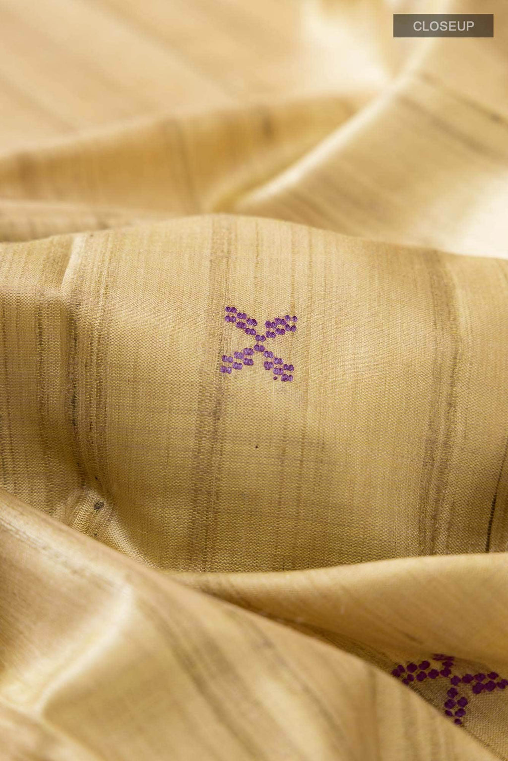 Golden Tussar Silk Saree