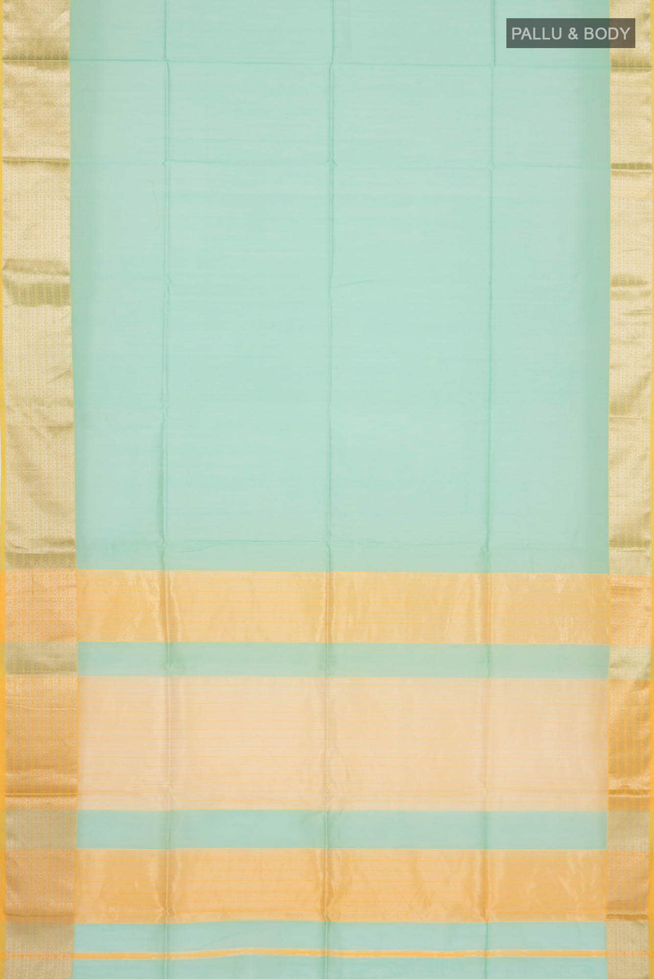 Sea Green Maheshwari Silk Cotton Saree