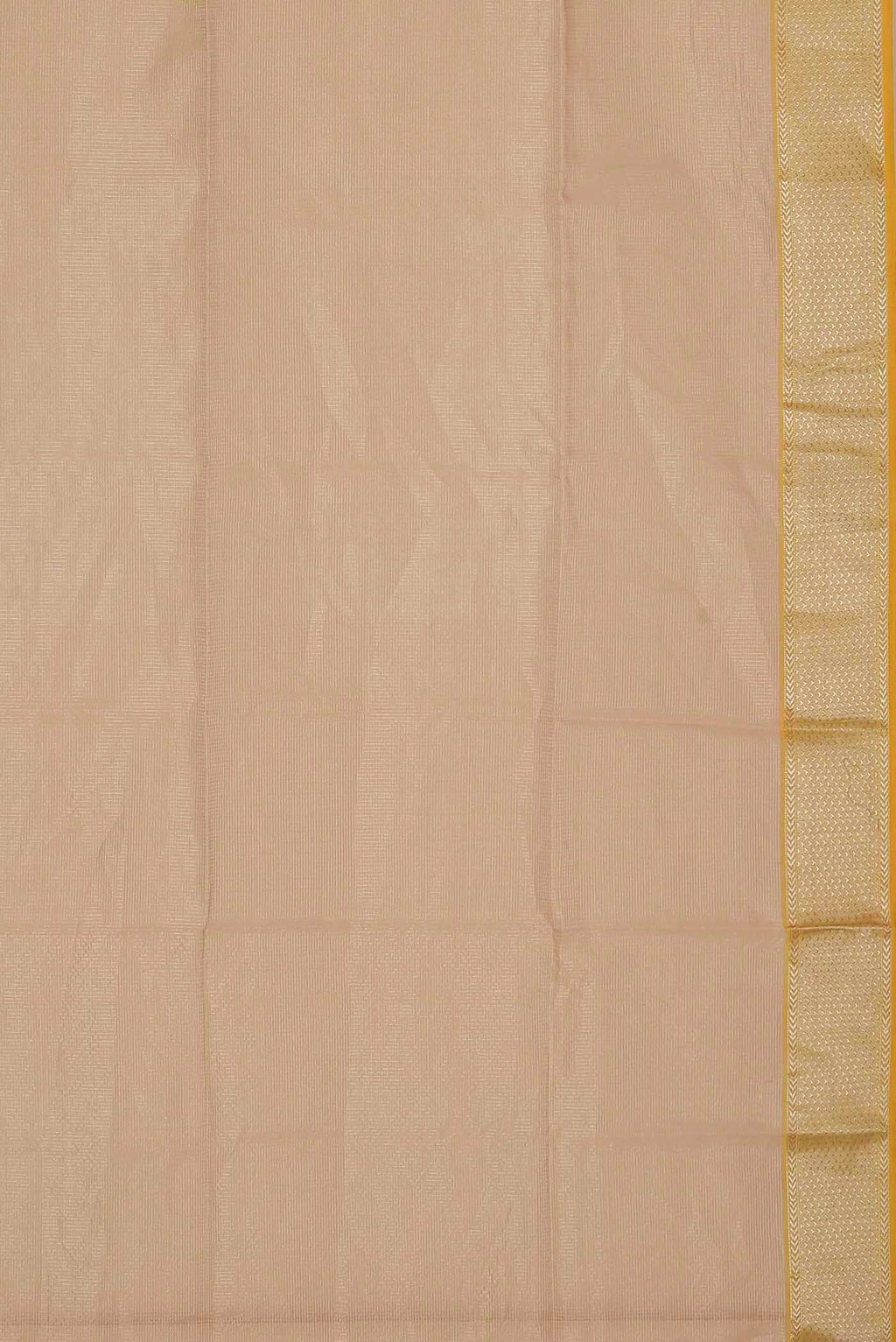 Peach Maheshwari Silk Cotton Saree