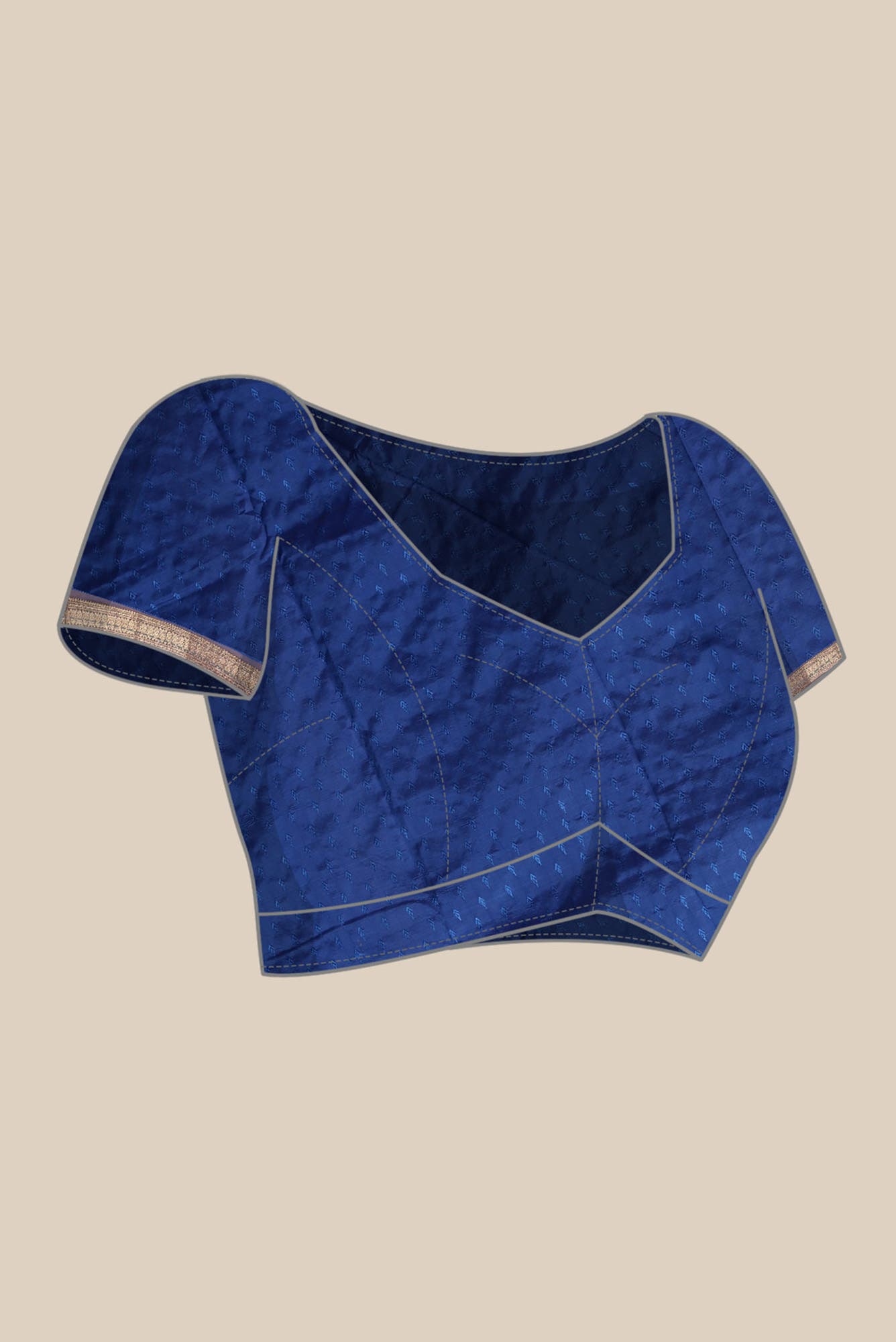Blue Bangalore Silk Saree