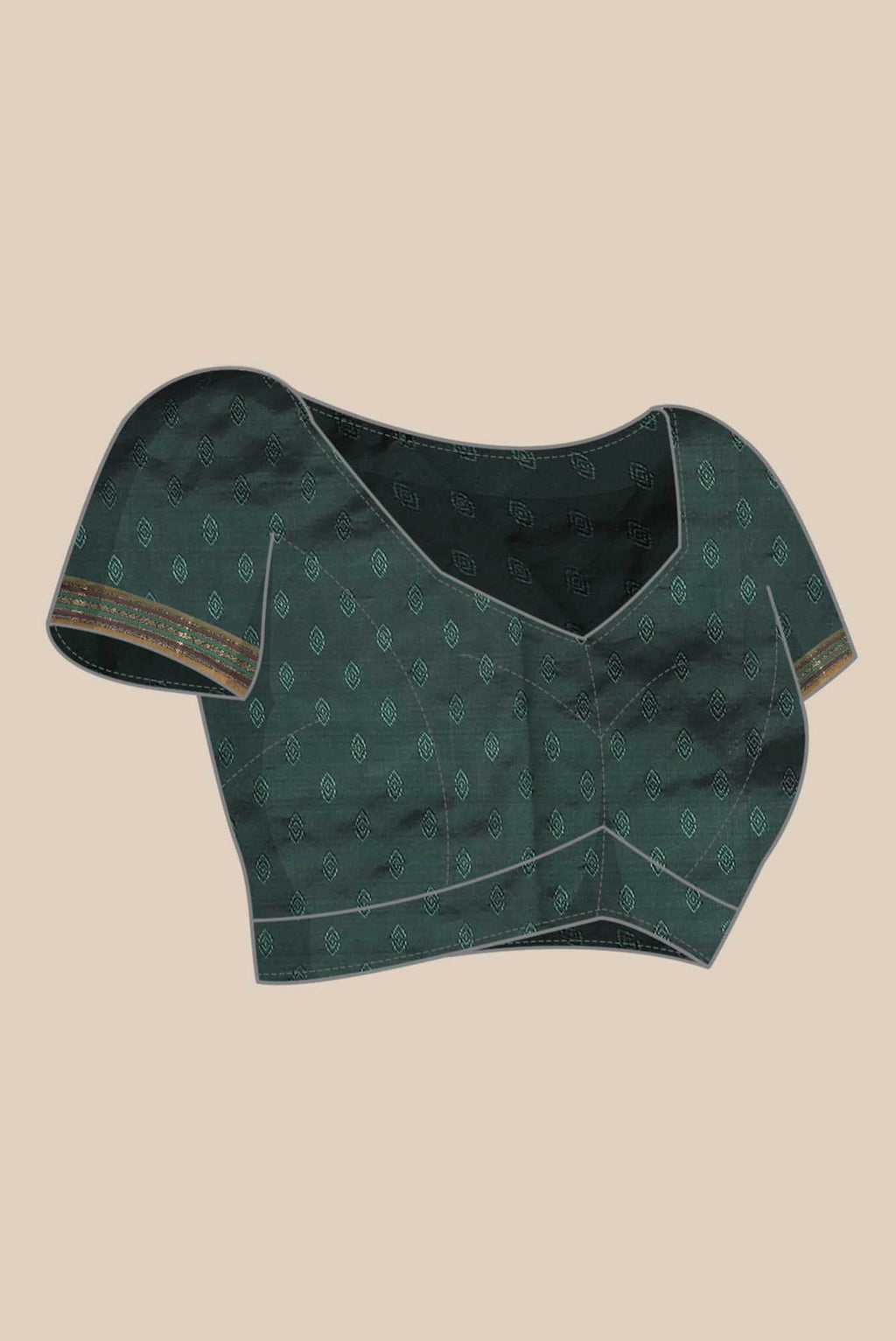Green Blended Bangalore Silk Saree