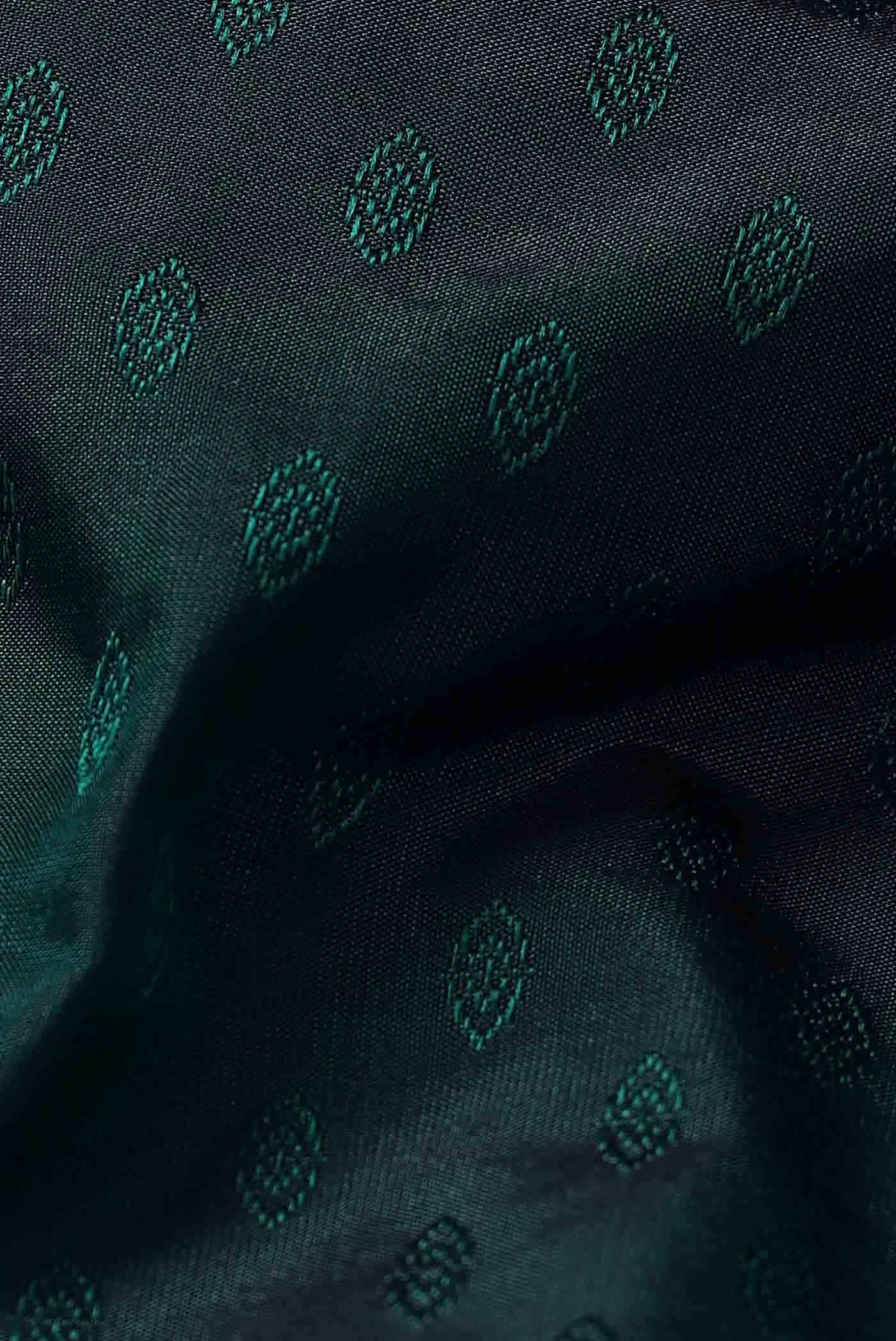 Green Blended Bangalore Silk Saree