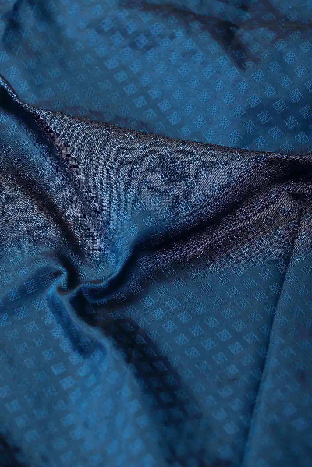 Blue Blended Bangalore Silk Saree