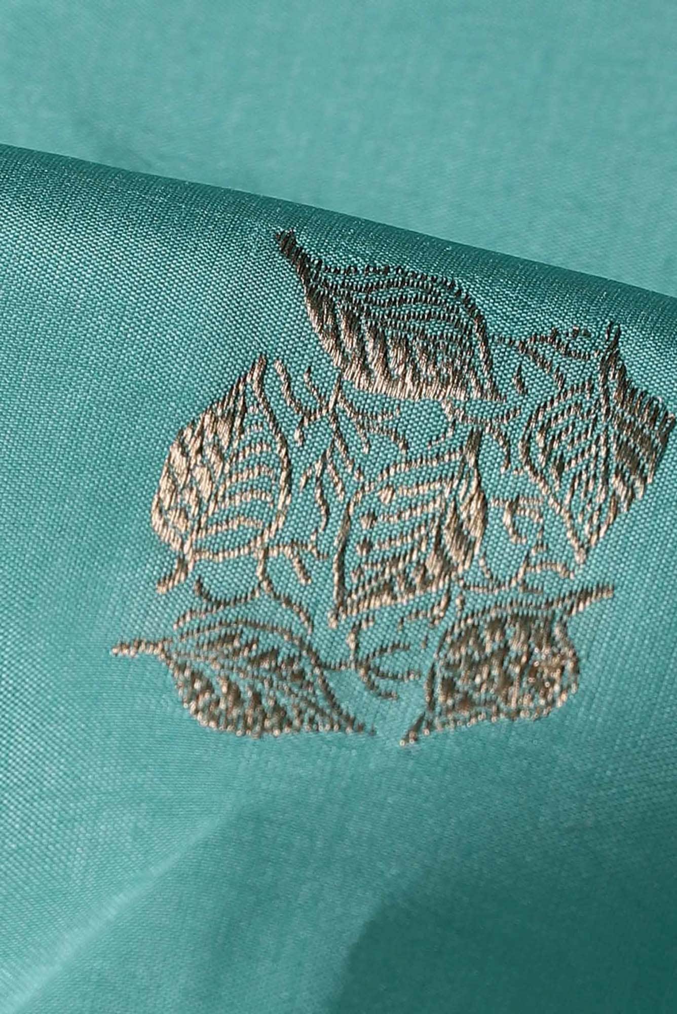 Blue Banarasi Katan Silk Saree