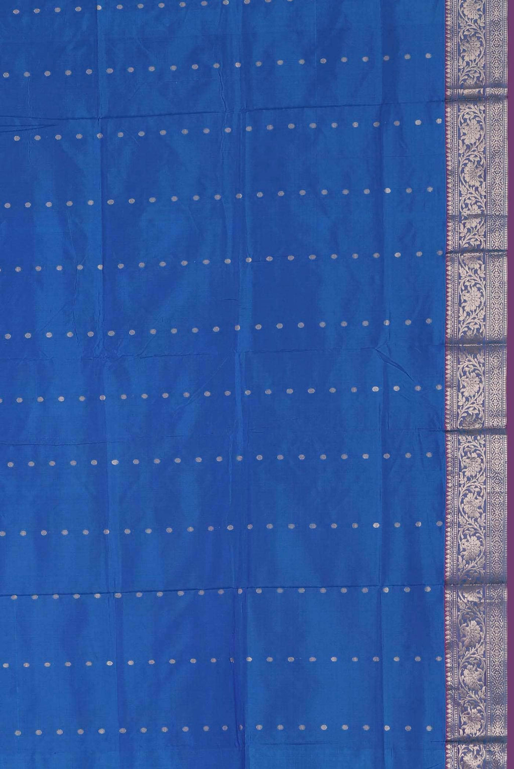 Blue Banarasi Katan Silk Saree