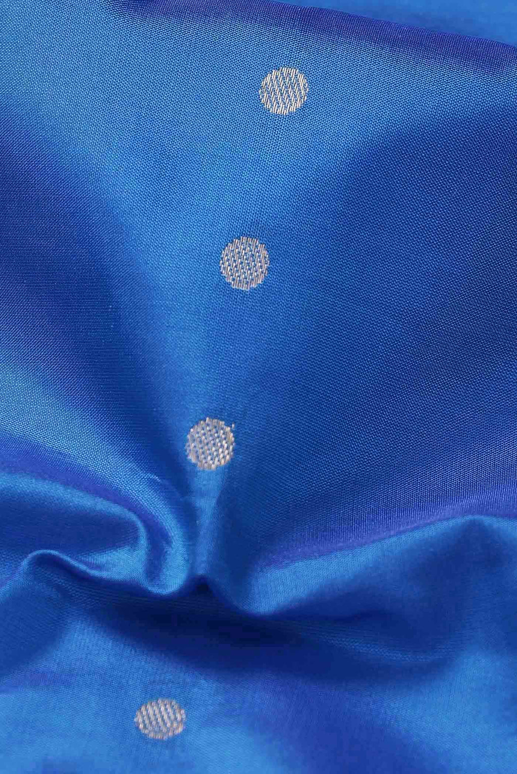 Blue Banarasi Katan Silk Saree