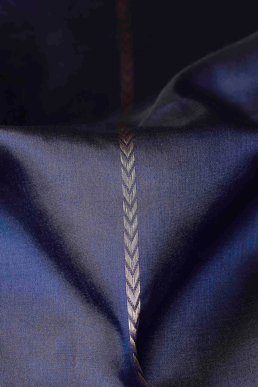 Blue Banarasi Katan Silk Saree