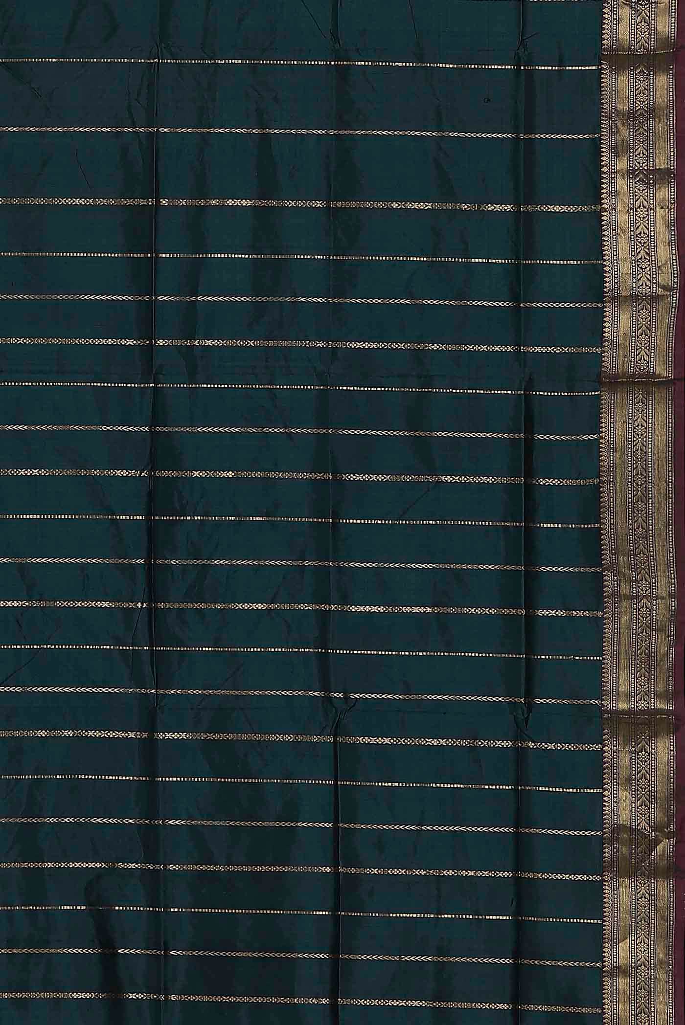 Blue Banarasi Katan Silk Saree