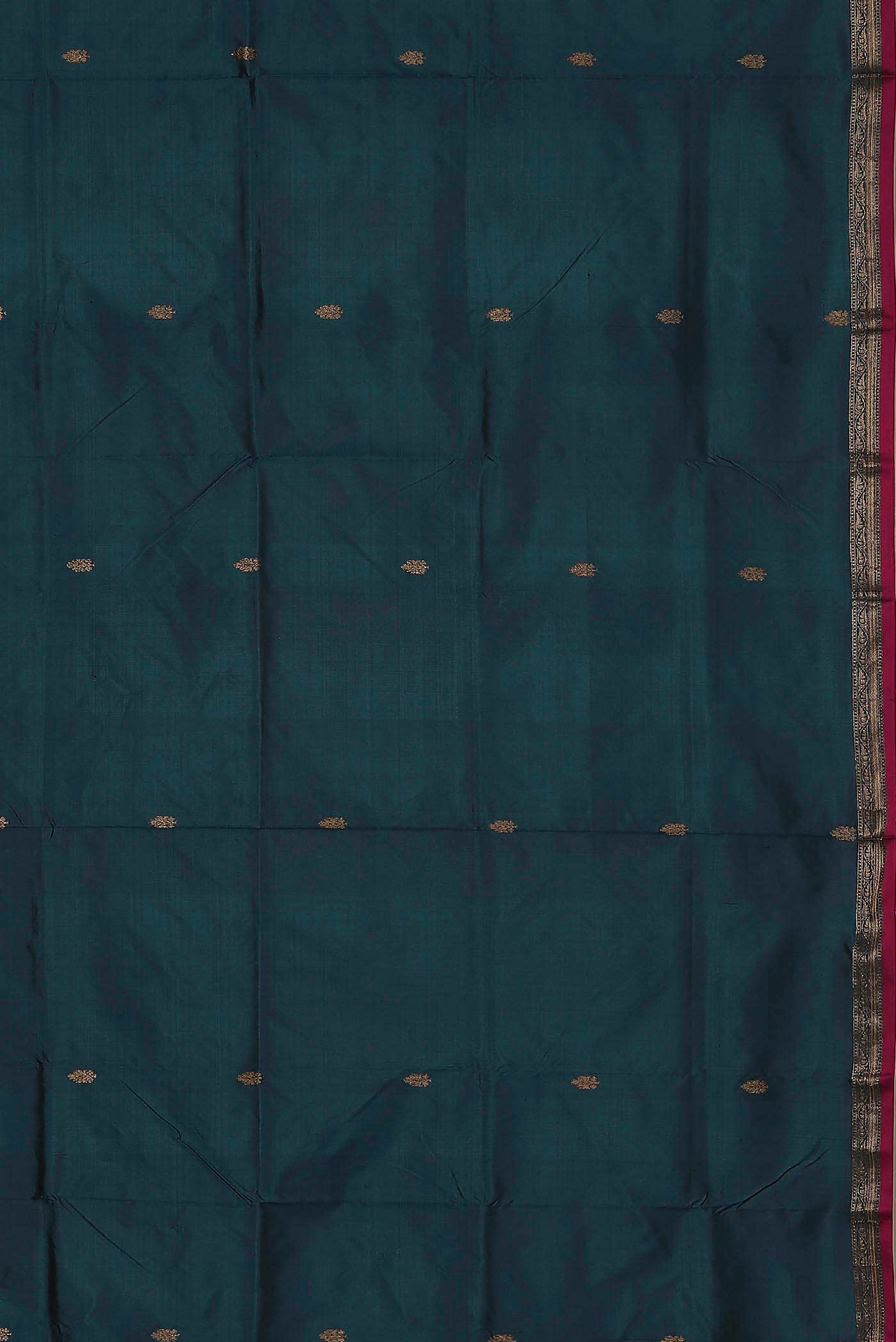 Blue Banarasi Katan Silk Saree