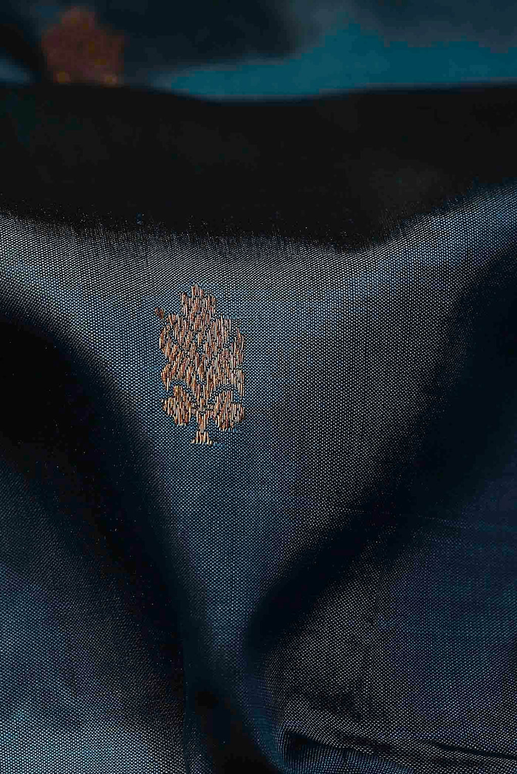 Blue Banarasi Katan Silk Saree