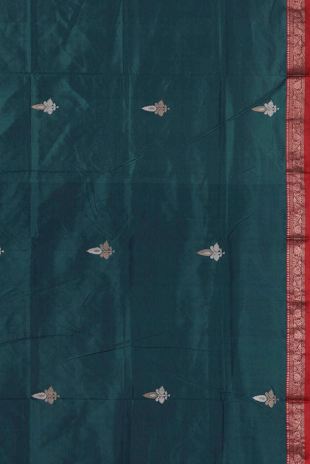 Blue Banarasi Katan Silk Saree
