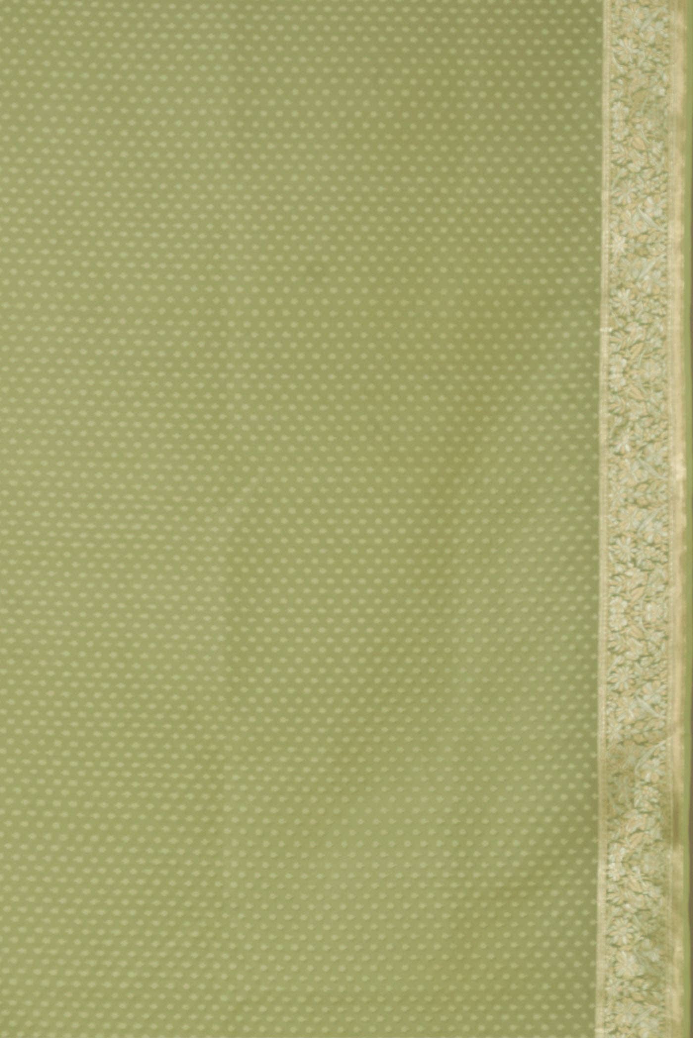 Green Banarasi Silk Saree