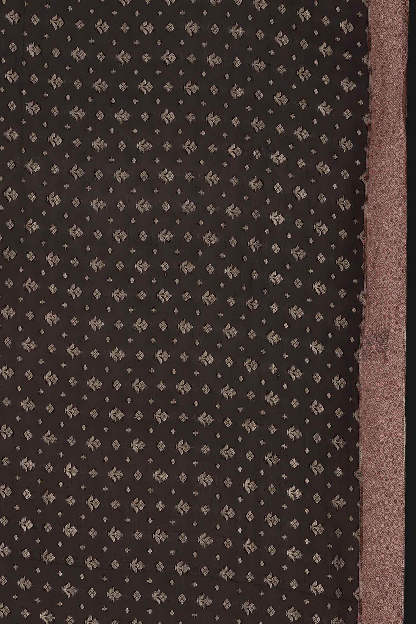 Black Banarasi Georgette Saree