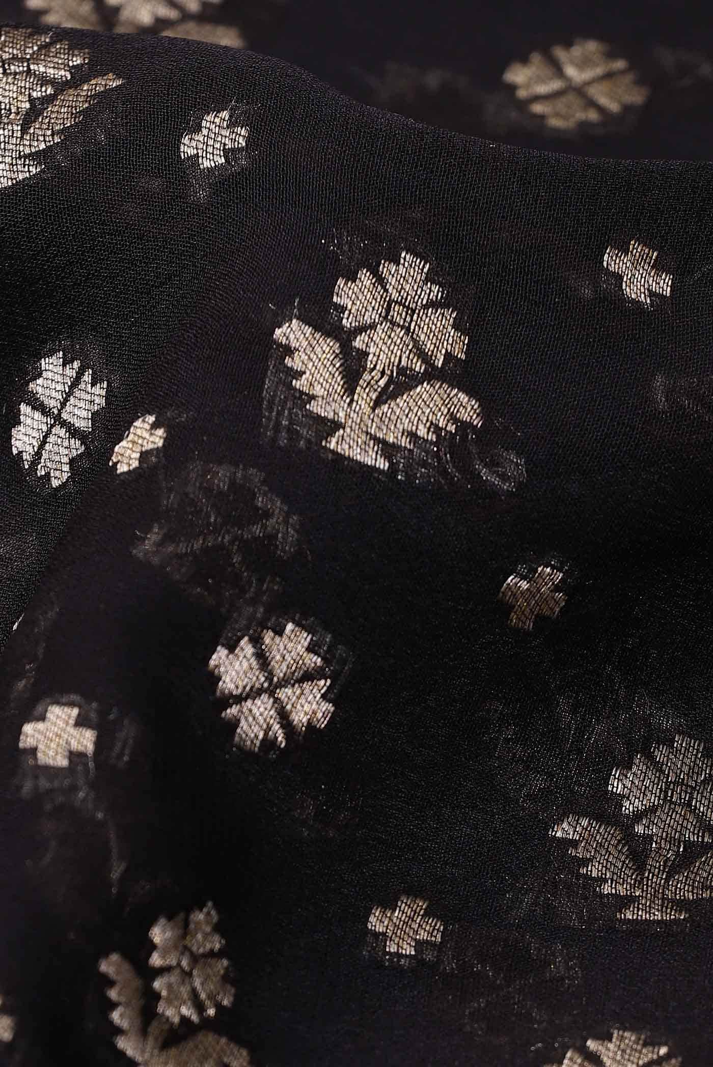 Black Banarasi Georgette Saree