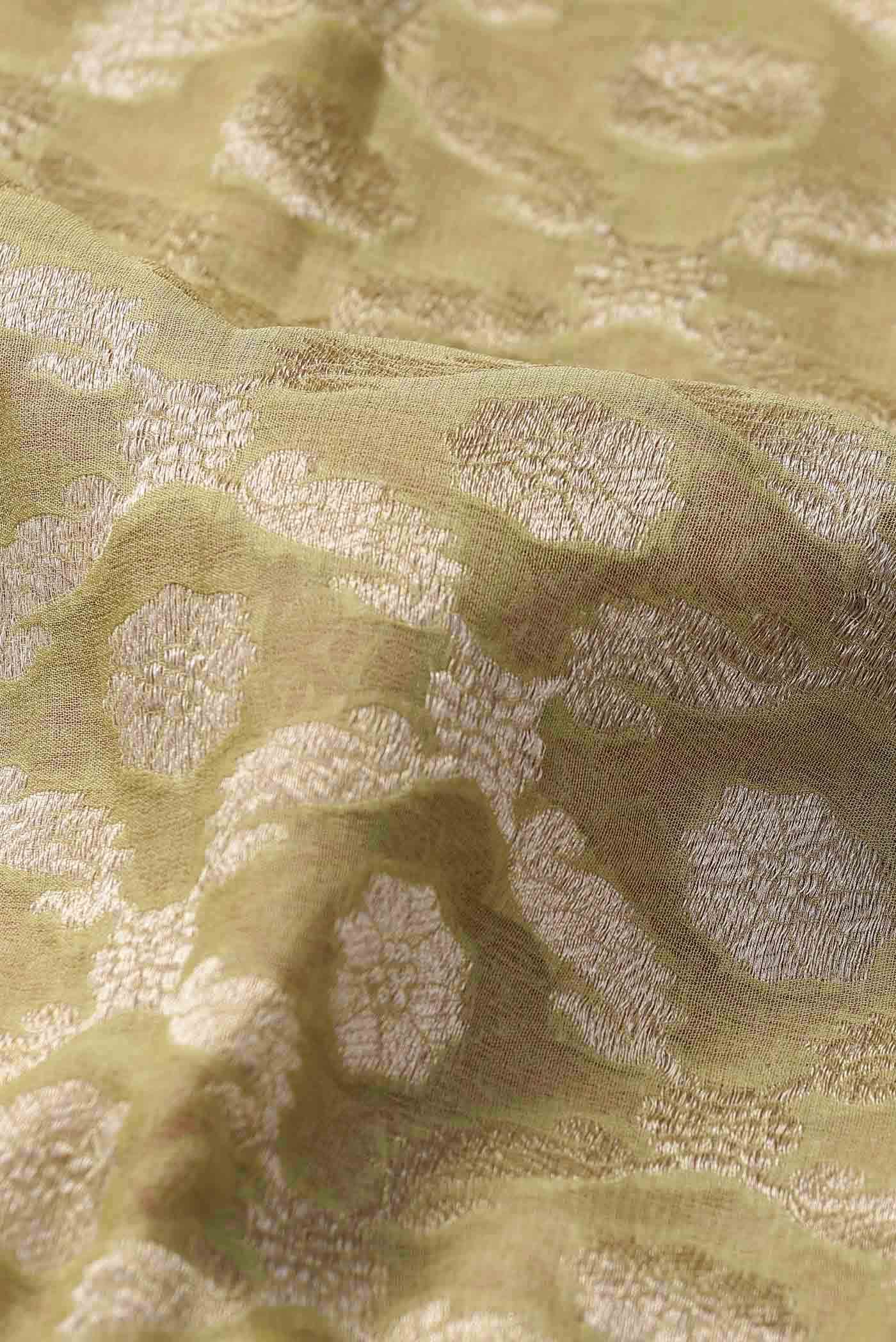 Green Banarasi Georgette Saree