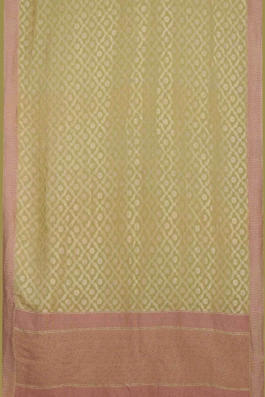 Green Banarasi Georgette Saree