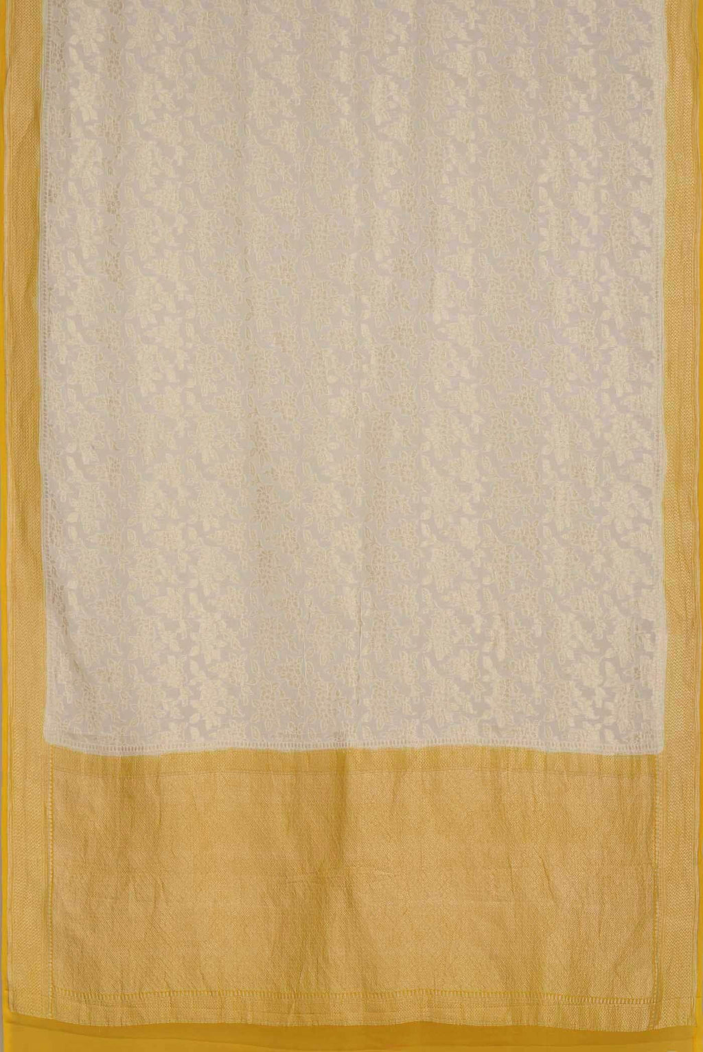 Beige Banarasi Georgette Saree