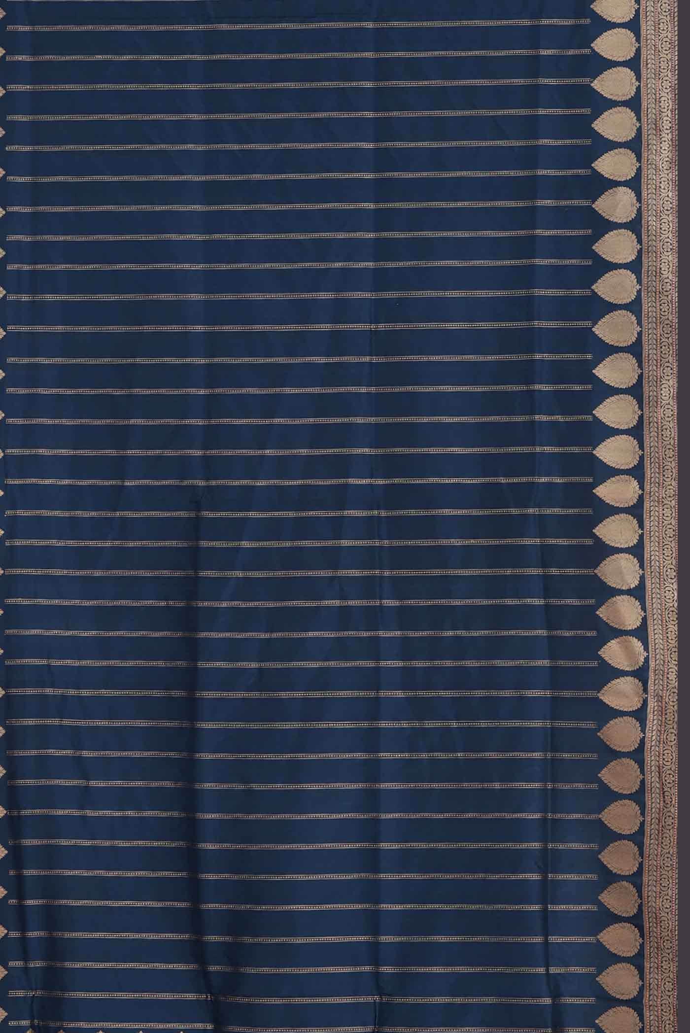 Blue Banarasi Silk Saree