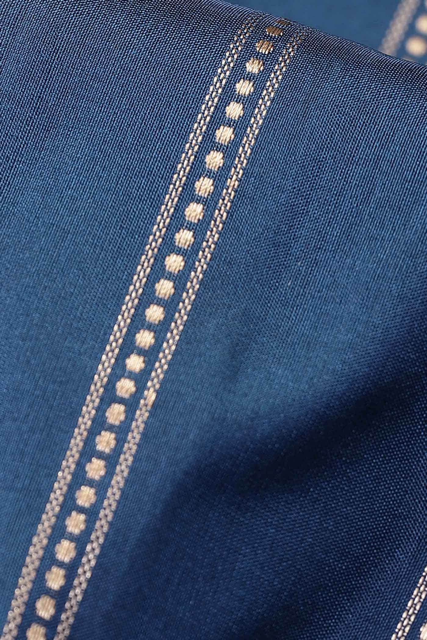 Blue Banarasi Silk Saree