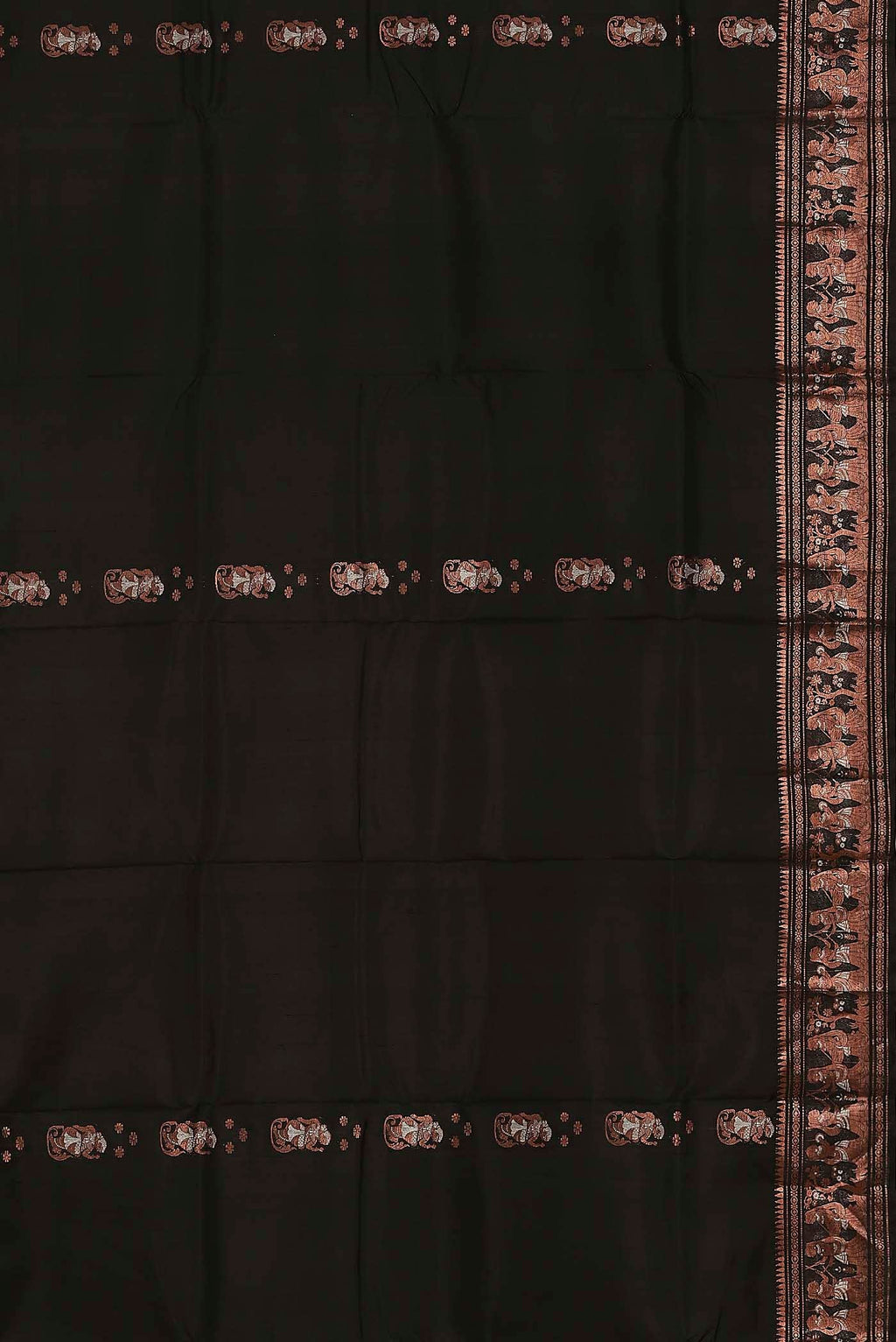 Black Baluchari Silk Saree