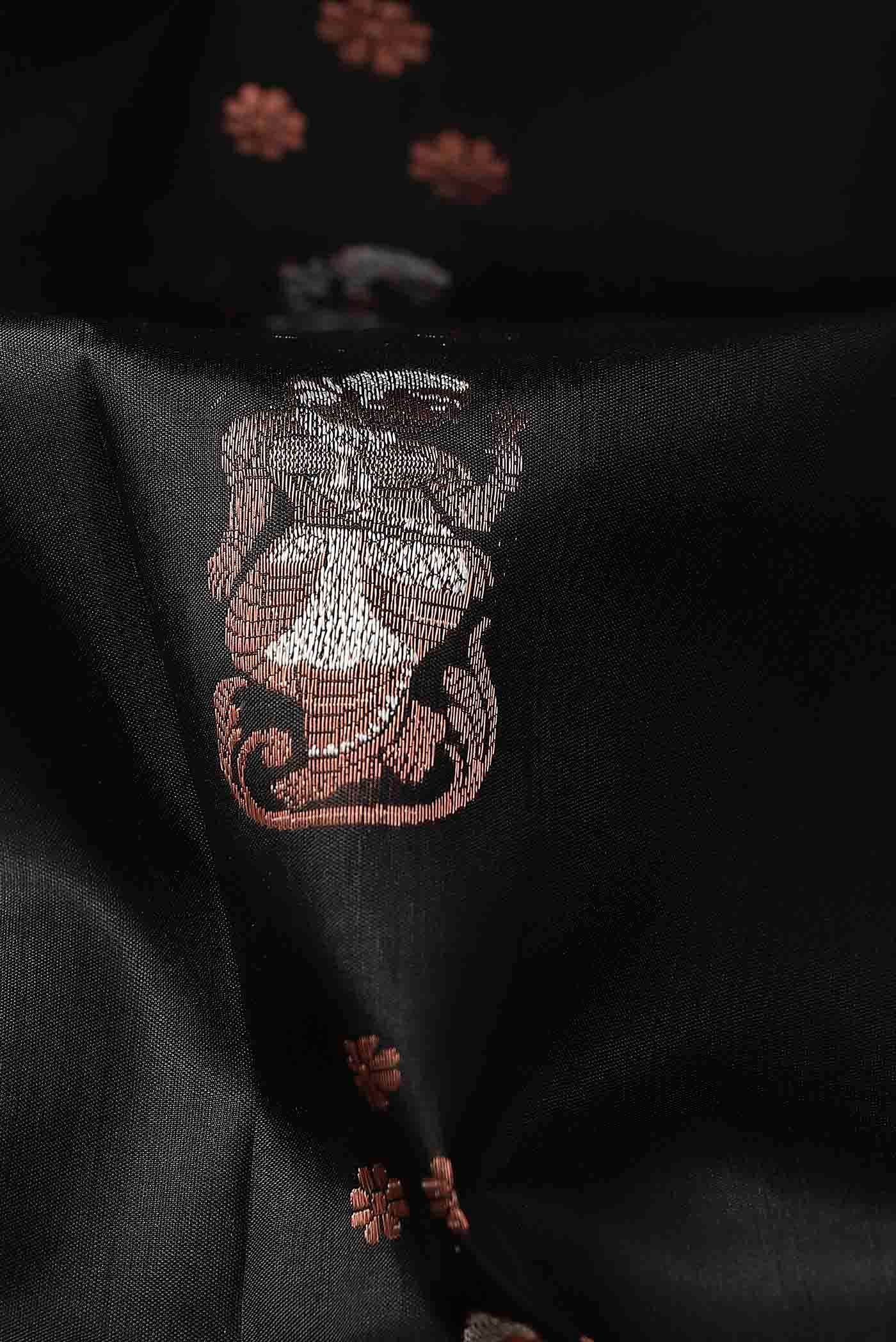 Black Baluchari Silk Saree