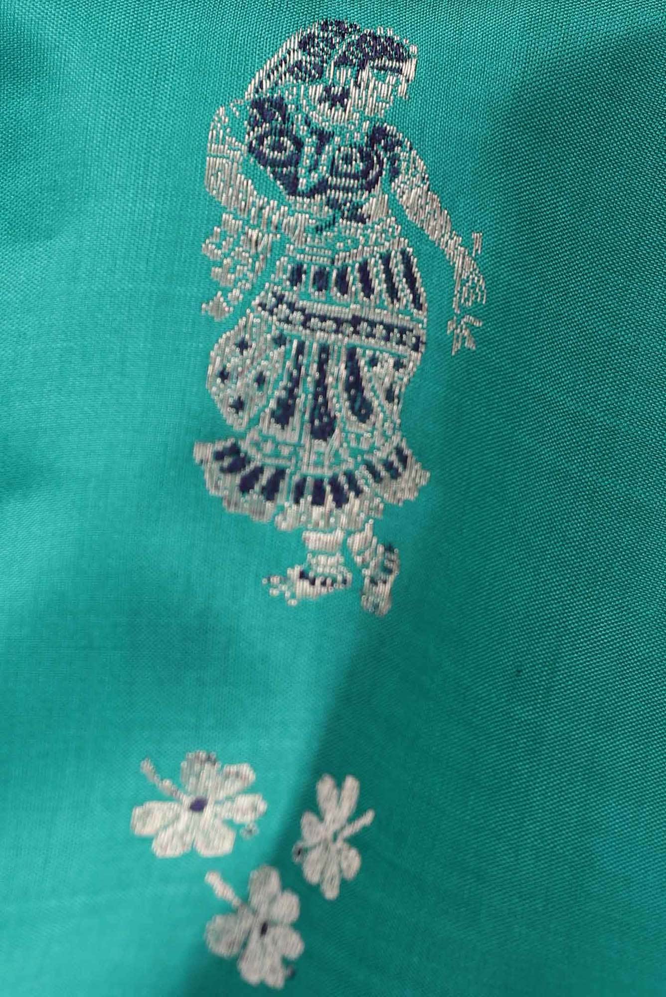 Green Baluchari Silk Saree