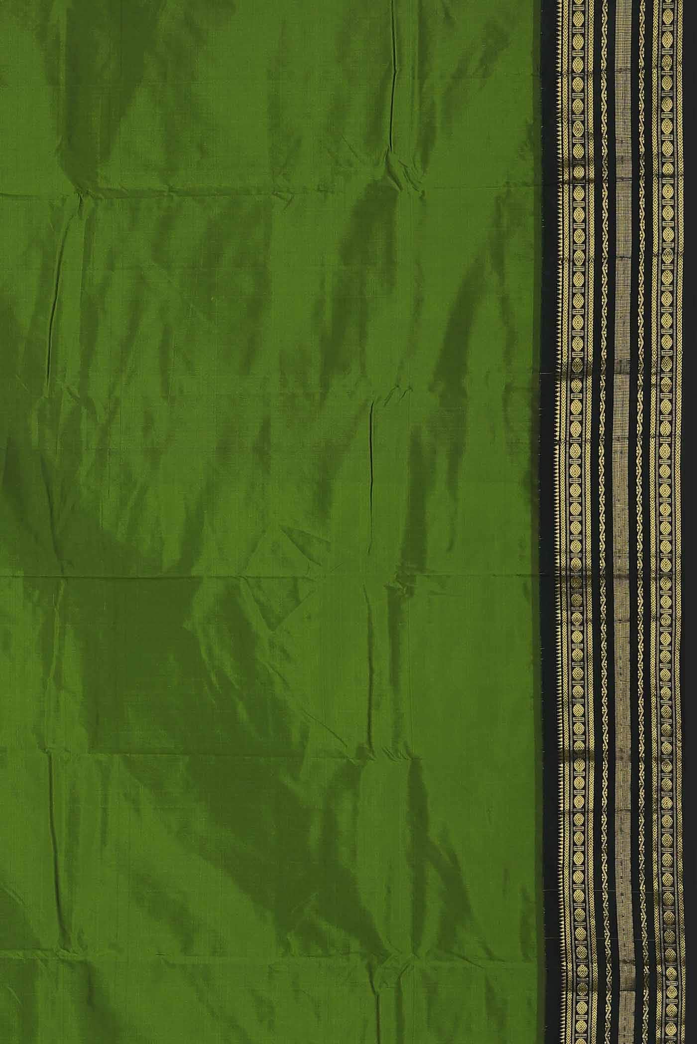 Green Bangalore Silk Saree