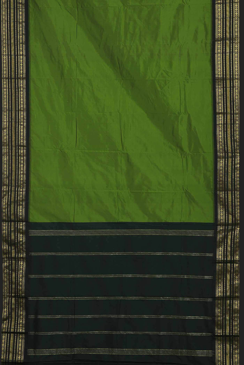 Green Bangalore Silk Saree
