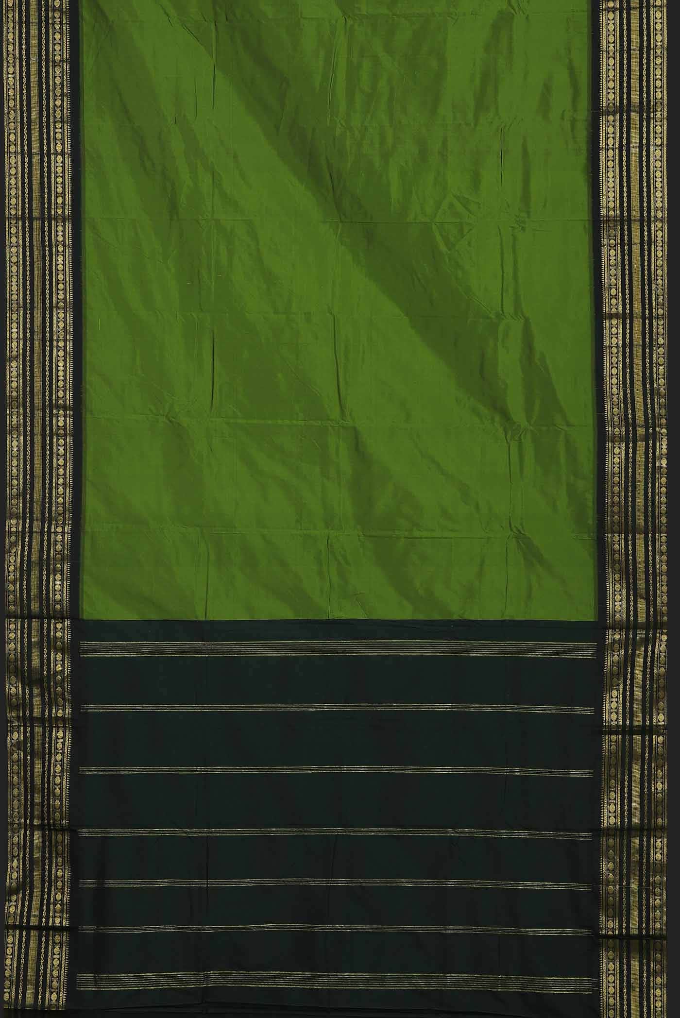 Green Bangalore Silk Saree