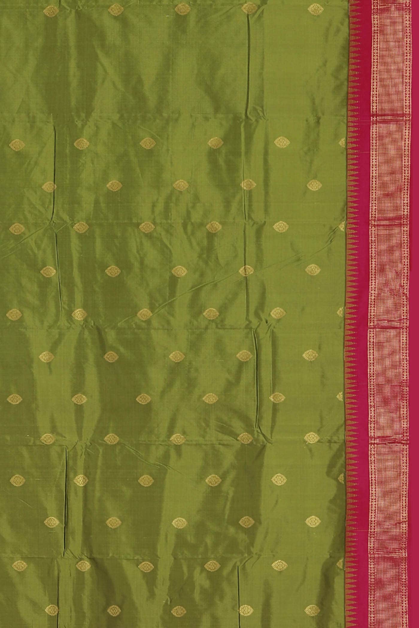 Green Bangalore Silk Saree
